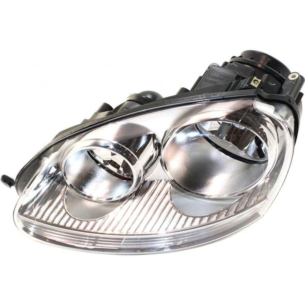 Volkswagen Rabbit Headlight Assembly 2006-2009 Driver Side | DOT Certified | VW2502127 | Perfect for Night Driving & Foggy Conditions
