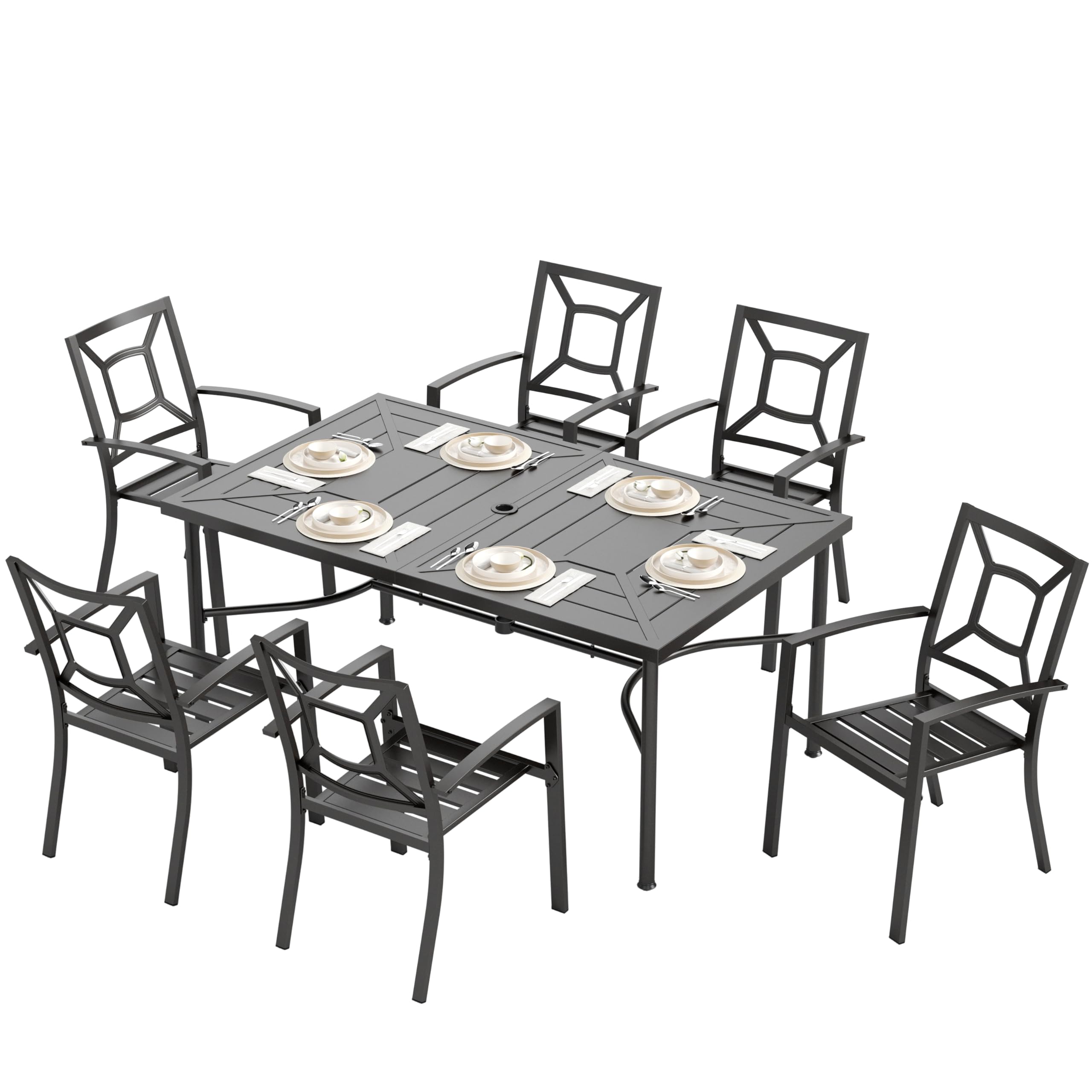 Sophia & William 7-Piece Outdoor Dining Set - 64
