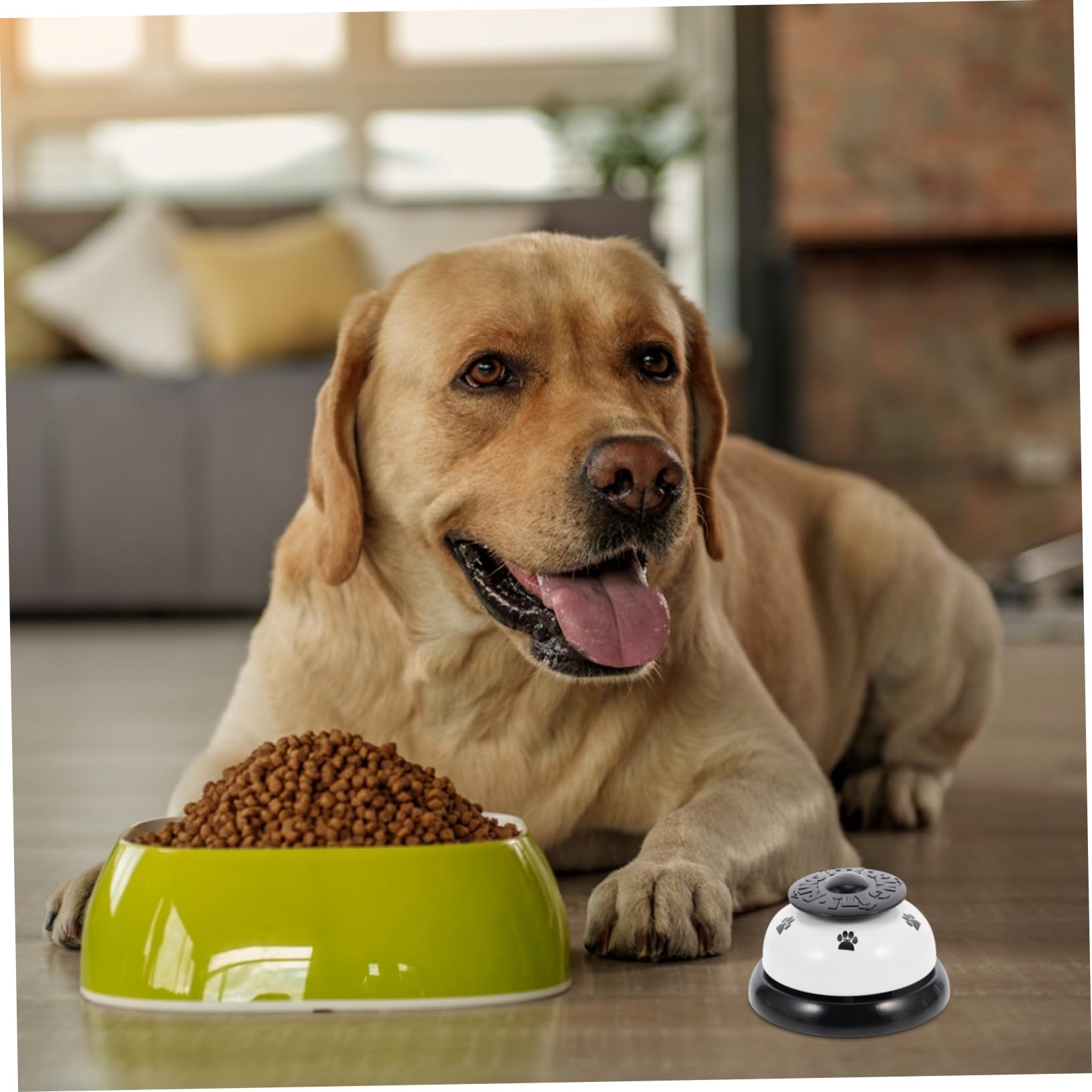 SUPVOX Smart Pet Training Bell - Metal Dog & Cat Doorbell, Classroom Bell, Potty Button, Dinner Bell for Pets - Perfect for Dog Training, Cat Communication & Home Use