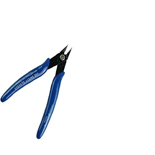 ZKS-KS Multi-Functional Stainless Steel Wire Cutters - Flush Cutting Pliers, Side Snips & Electrical Cable Tools for DIY, Crafting & Electrical Work (Dark Blue) - Perfect for Home Repairs, Jewelry Making & Automotive Wiring