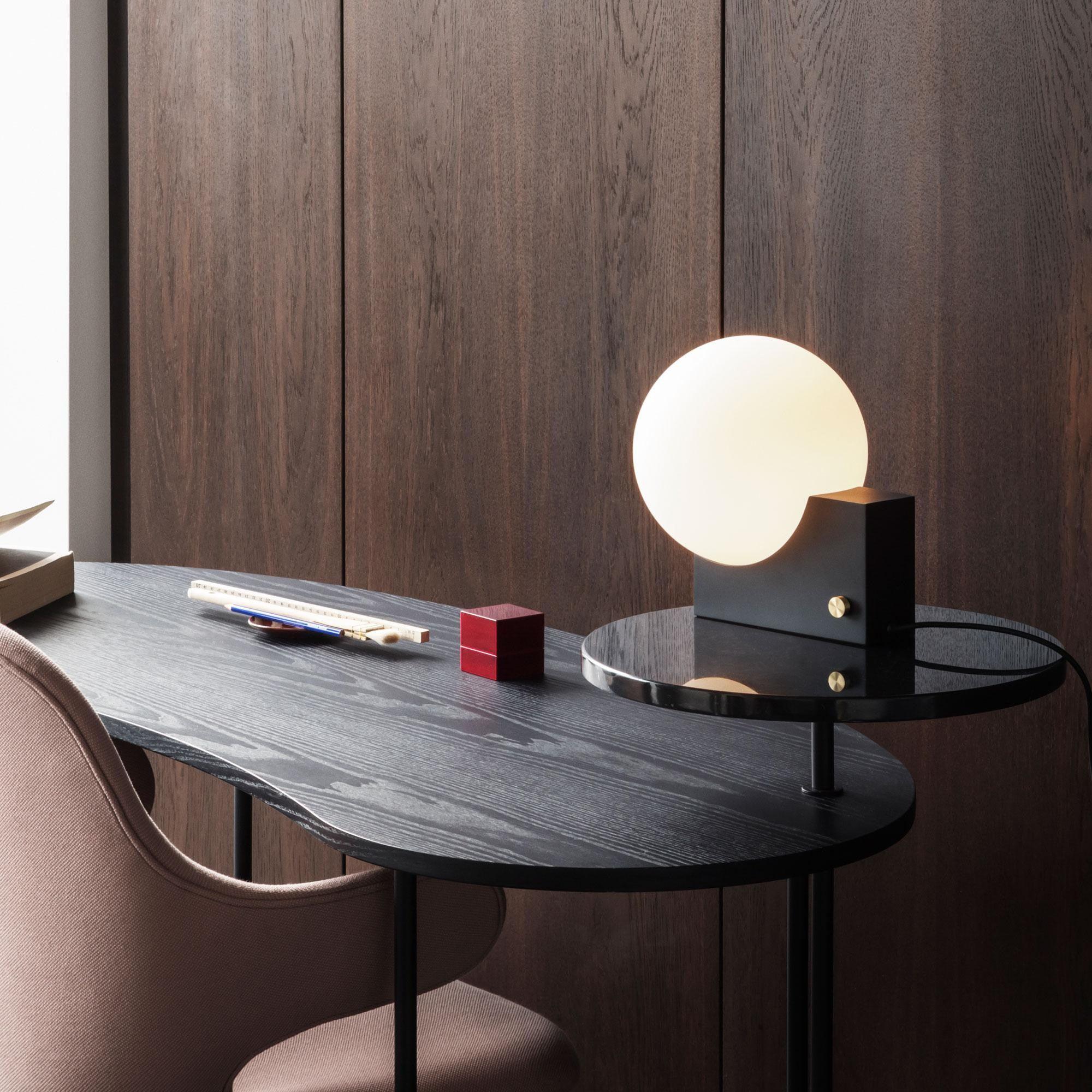 Modern LED Fusion Table Lamp - Adjustable Brightness for Bedroom, Living Room & Office - Stylish Nightstand & Desk Lighting for Home Decor