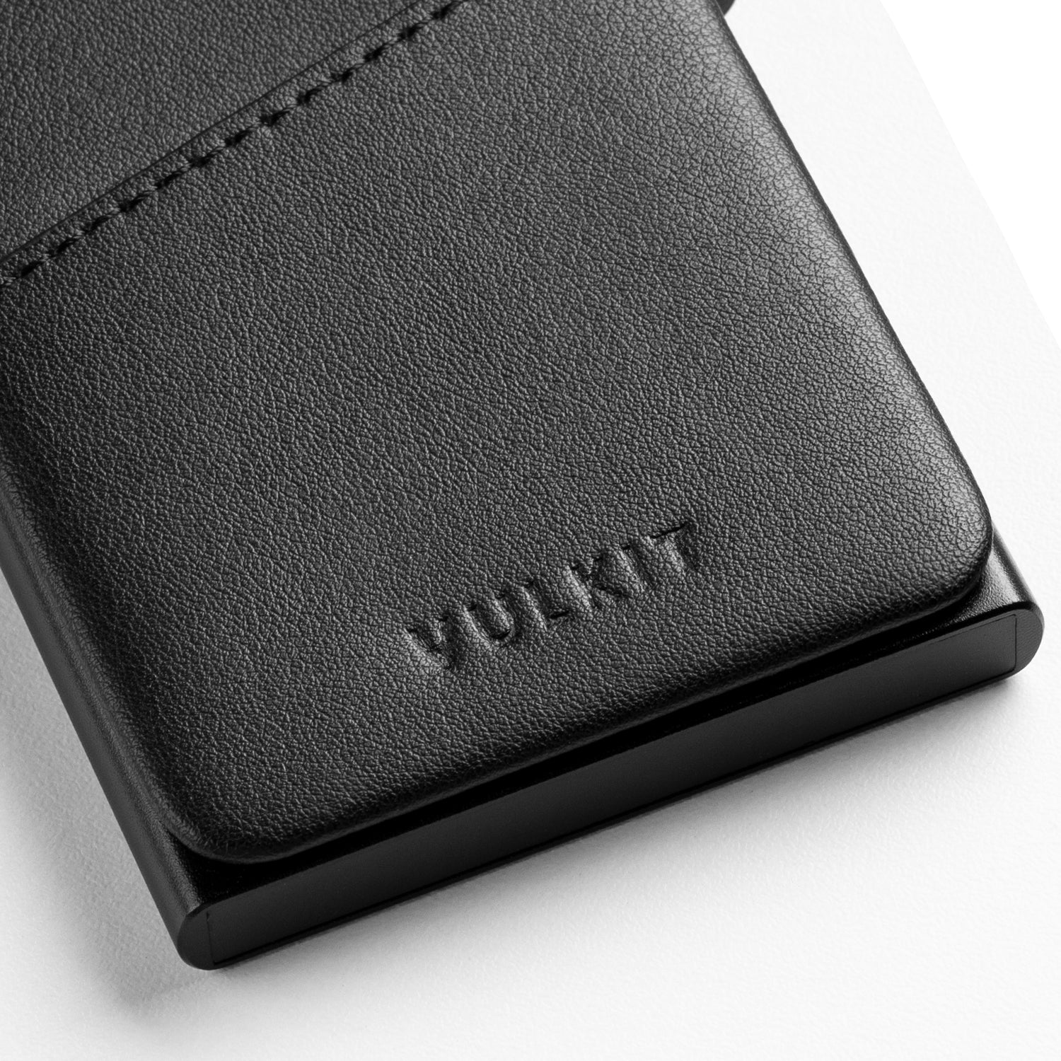 VC304 Minimalist Leather Card Holder with Extra Pocket for Cash & Coins - Slim RFID Blocking Wallet for Men & Women (Perfect for Travel & Everyday Use)