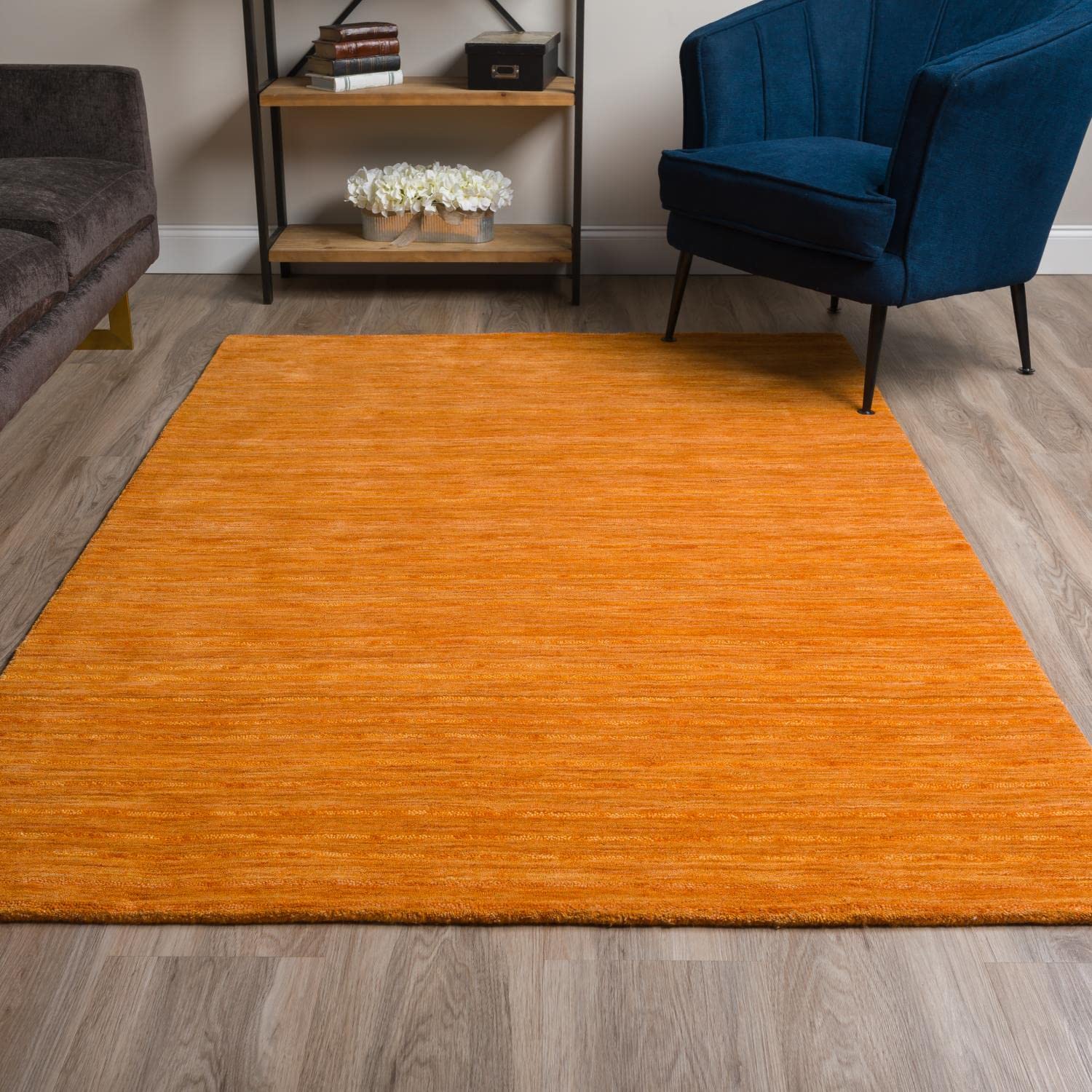 Daylon Rafia RF100 Mandarin 2'X3' Area Rug - Natural Fiber Floor Mat for Living Room, Bedroom & Outdoor Patio Decor