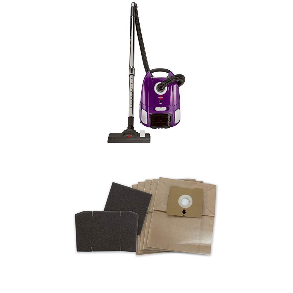 Bissell Zing Vacuum Cleaner Replacement Bags & Filters - Compatible with Bissell Zing Models - Perfect for Home Cleaning, Pet Hair Removal, and Allergen Control