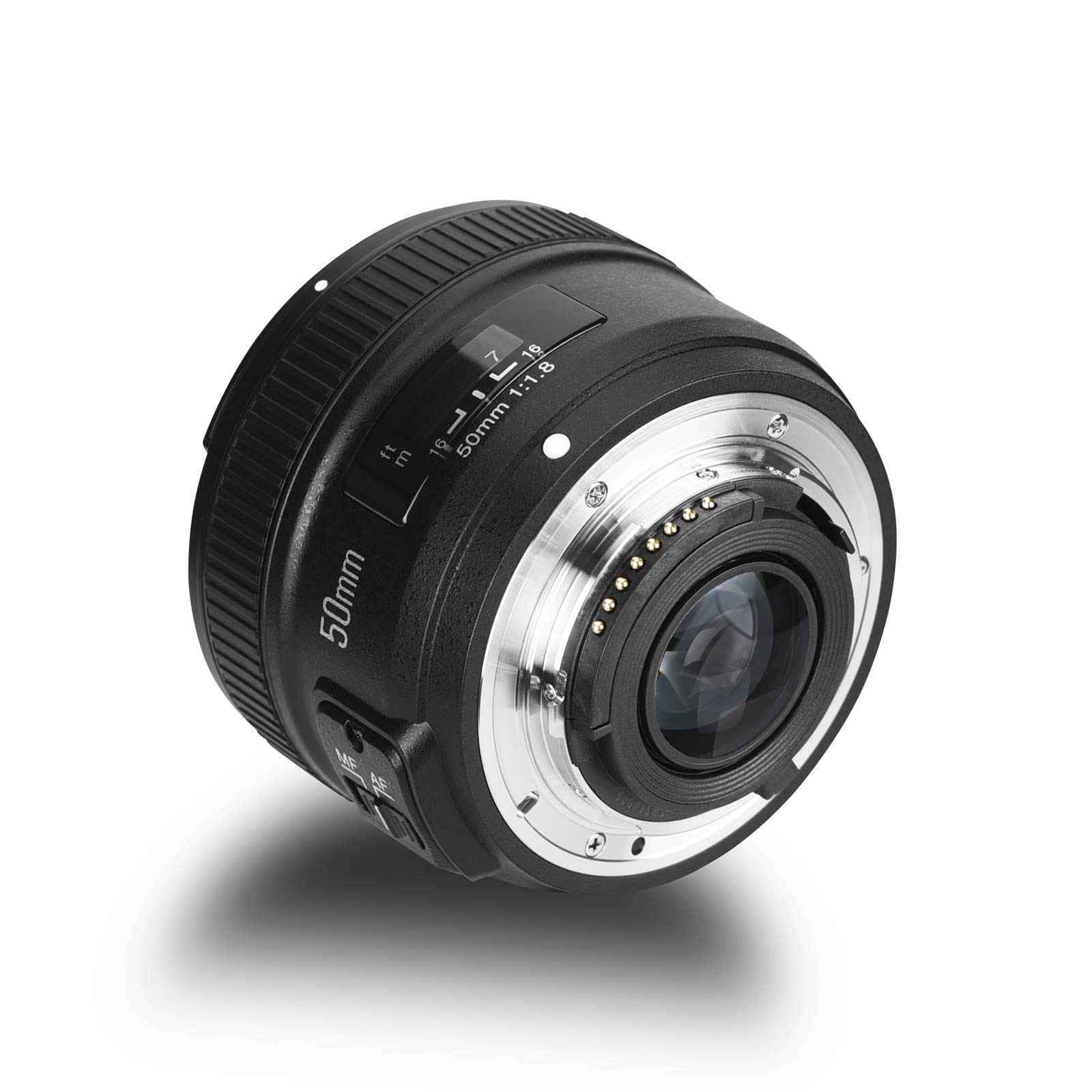 YONGNUO YN50mm F1.8 Standard Prime Lens for Nikon DSLR Cameras - Large Aperture, Auto/Manual Focus (AF/MF) - Perfect for Portrait, Street & Low Light Photography