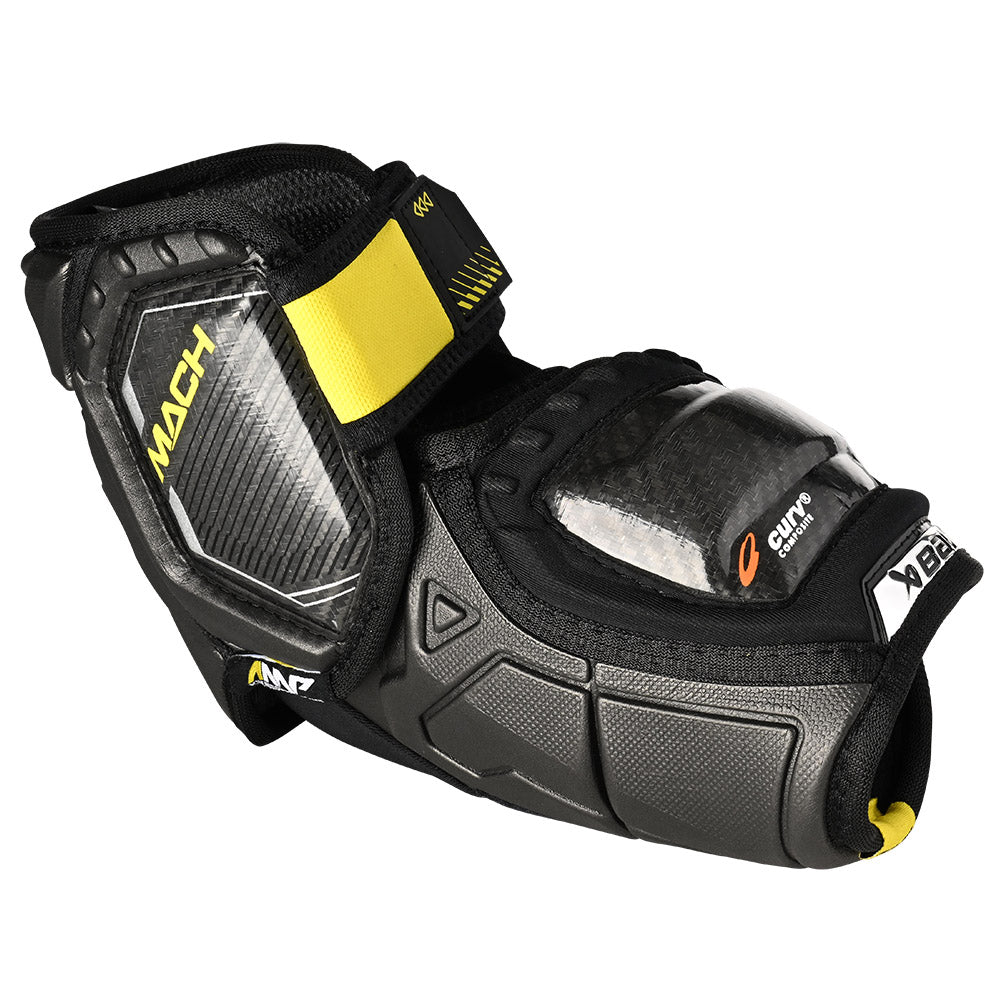 Bauer Supreme Mach Junior Ice Hockey Elbow Pads - Youth Protective Gear for Hockey Players - Perfect for Training & Games