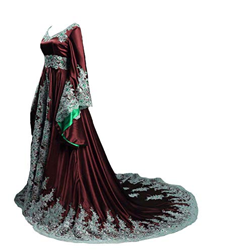 Long Front Burgundy and Mint