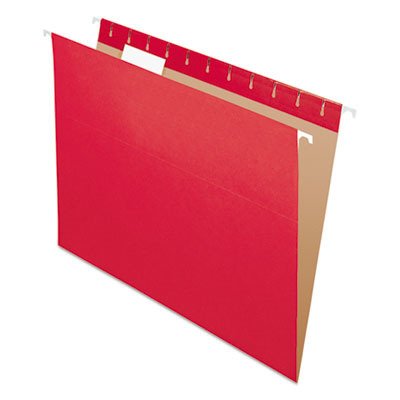 Pendaflex PFX81608 Colored Hanging File Folders - 1/5 Cut Tabs, Letter Size, 8 Colors for Office Organization & Document Filing System - Perfect for Filing Cabinets, Home Office & School Supplies