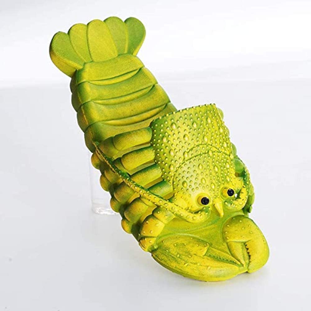 Funny Lobster Slippers for Women & Men - Soft Animal Flip Flops for Kids - Cute Beach Slides for Summer - Waterproof Shower Sandals for Pool, Bathroom & Casual Wear