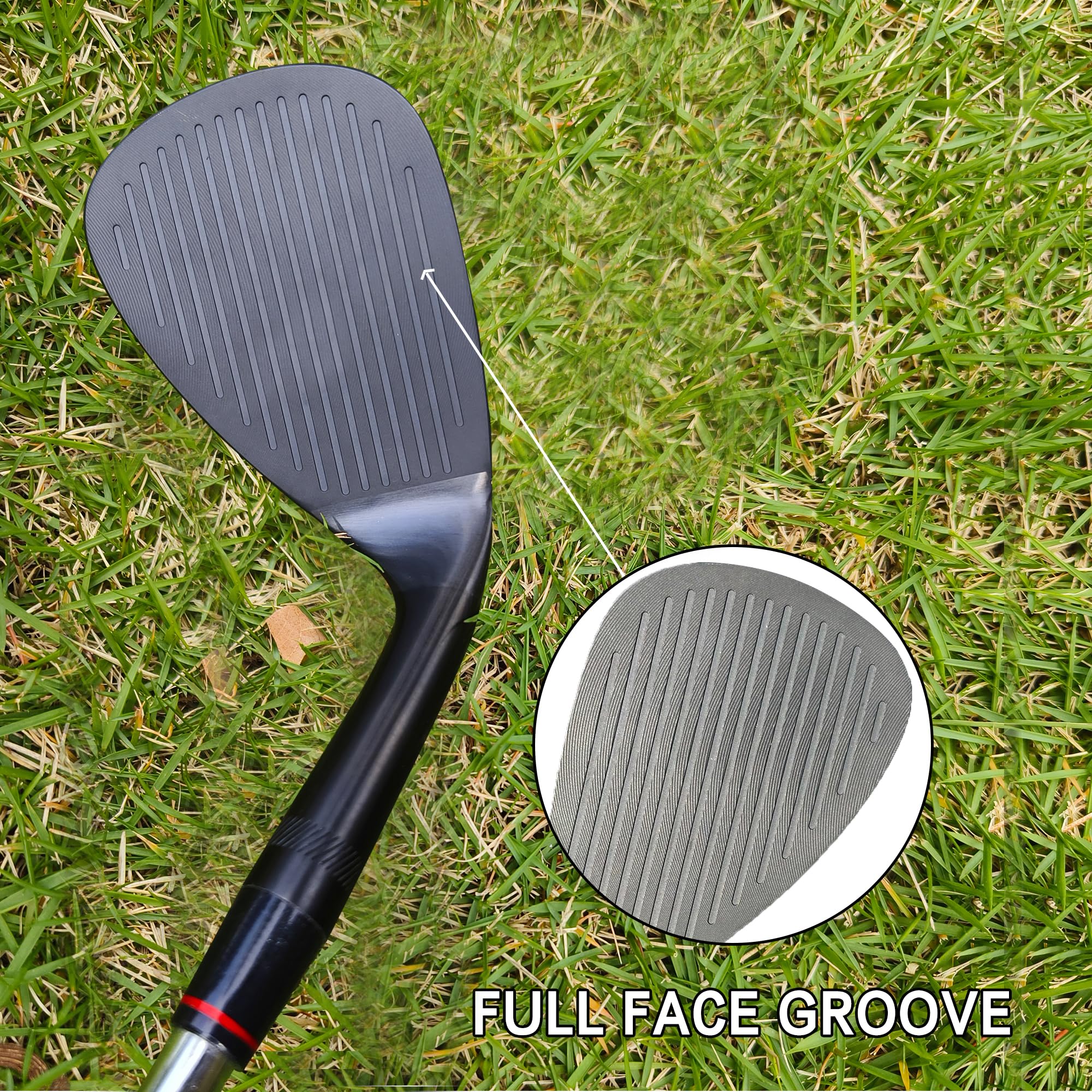 Left Handed Golf Wedges Set - Yamato Forged 52° 56° 60° 72° Degree Gap, Sand & Lob Wedges with Milled Face for High Spin | Perfect for Left-Handed Golfers to Improve Short Game & Bunker Shots