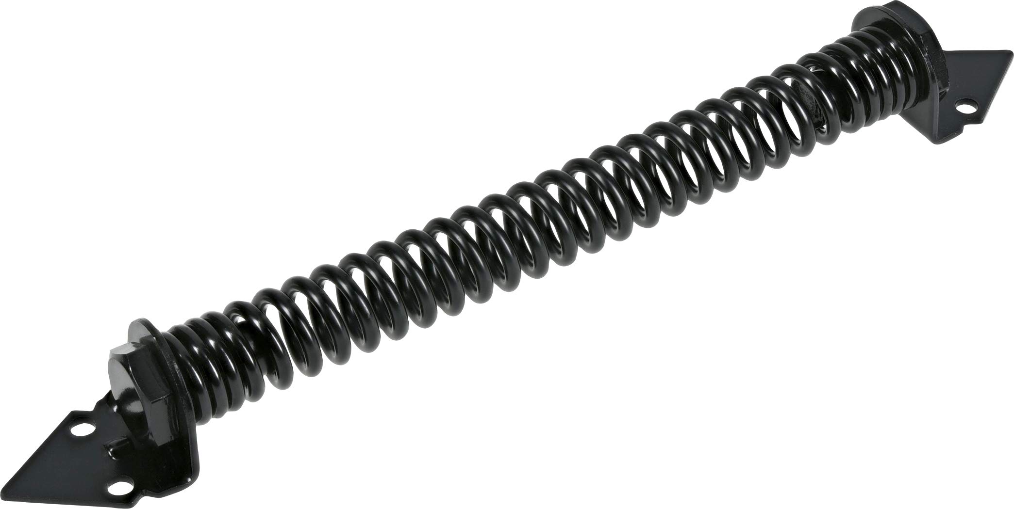 Self Closing Gate Spring 12 Inch - Adjustable Tension Heavy Duty Black Gate Hardware for Fences, Gates & Barn Doors | Perfect for DIY Home Improvement & Farm Security