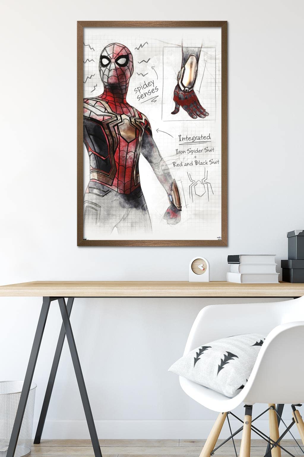 Trends International Marvel Spider-Man: No Way Home Sketches Wall Poster - 34