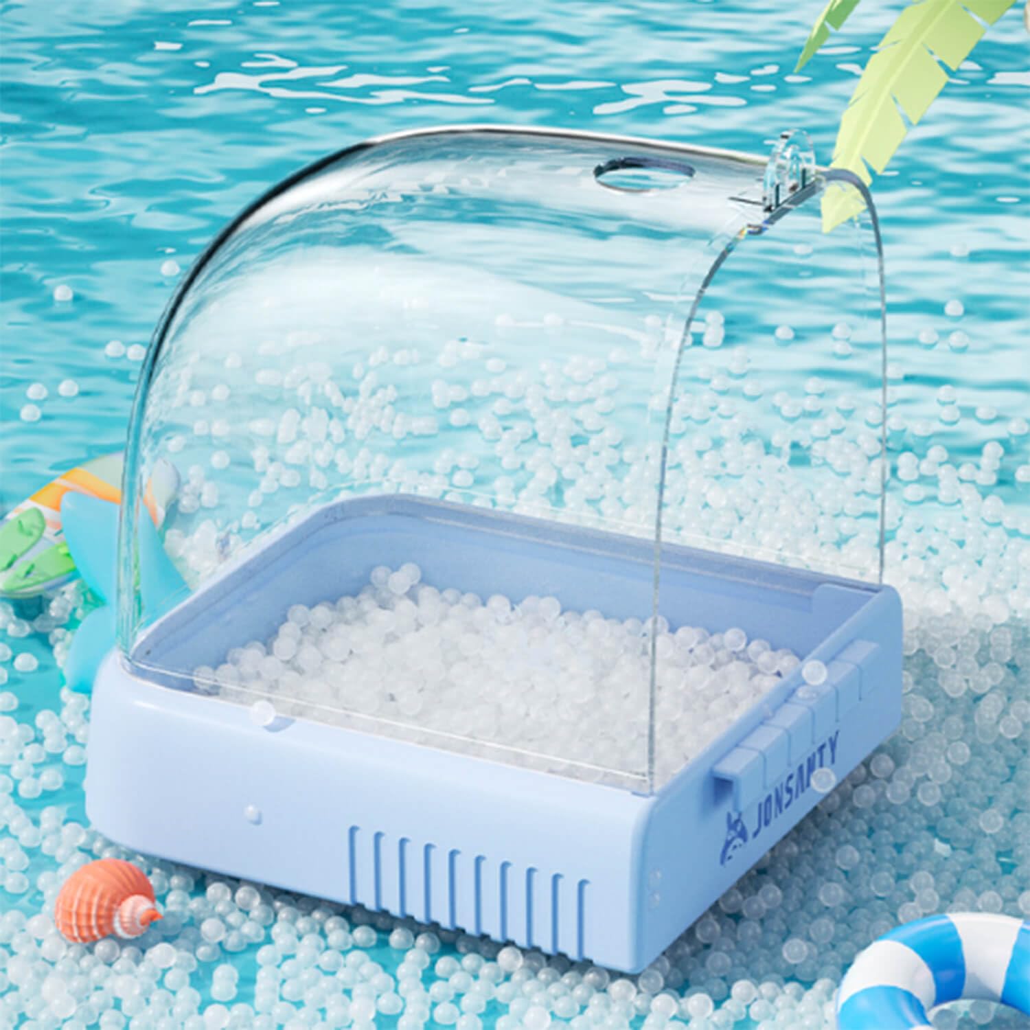 Hanging Bird Bath Box for Parakeets, Canaries, Budgies & Lovebirds - Outdoor/Indoor Bird Cage Accessory with Water Tub - Perfect for Backyard, Garden or Aviary Use