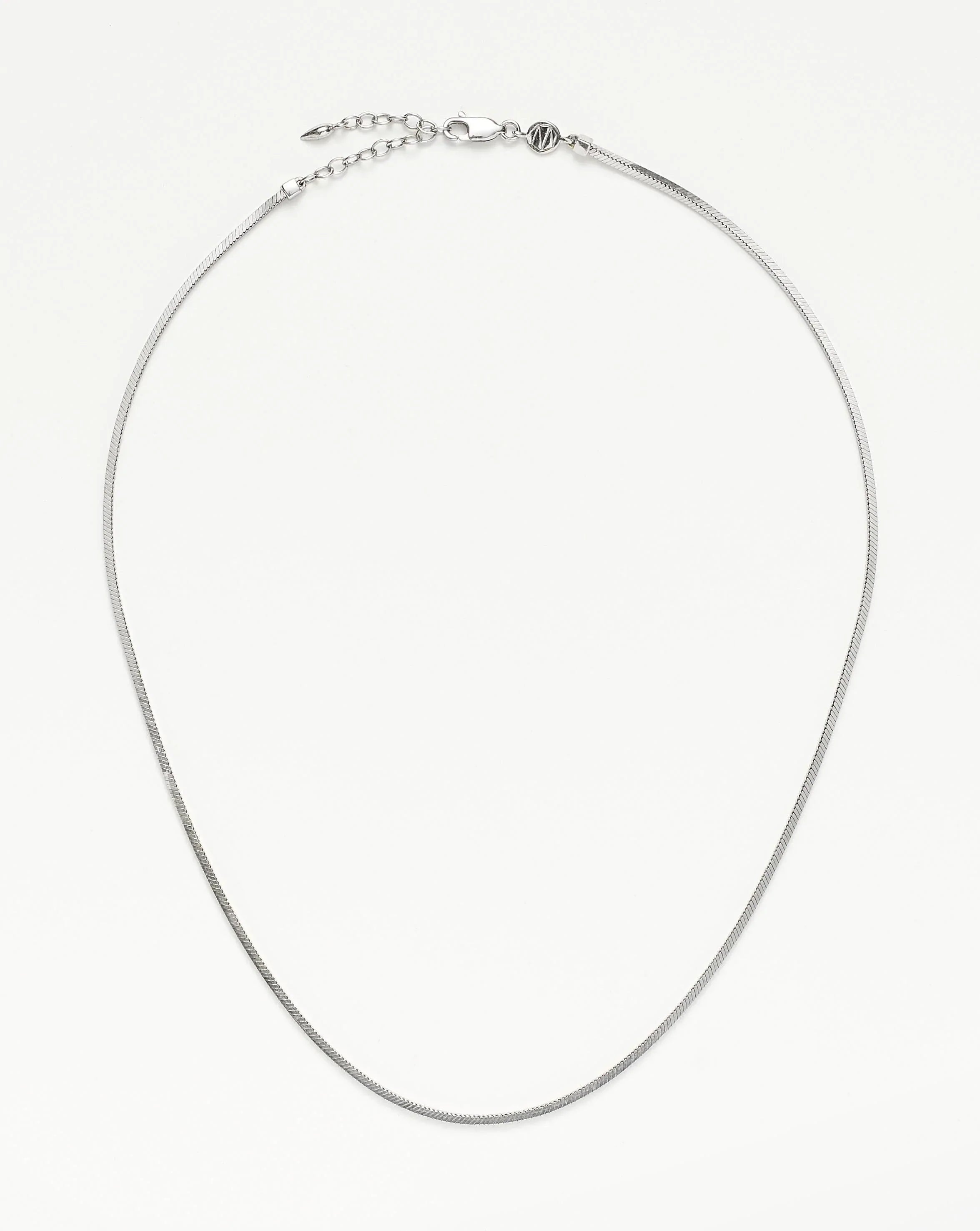 Lucy Williams Short Square Snake Chain Necklace - Elegant Layering Jewelry for Women, Perfect for Daily Wear, Office & Date Night