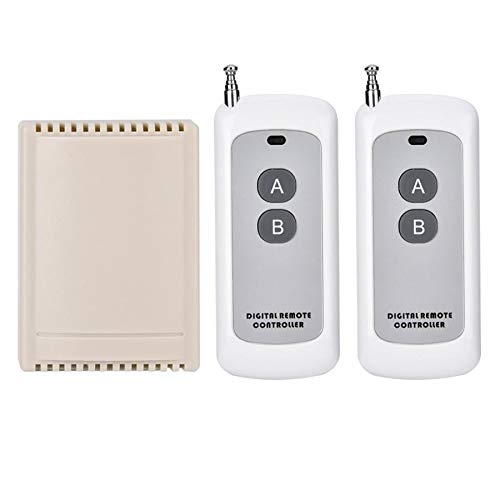 2-Way Wireless Relay Switch Remote Control - Stable Dual Control for Home Automation & Smart Lighting (Ideal for Bedrooms, Living Rooms & DIY Projects)
