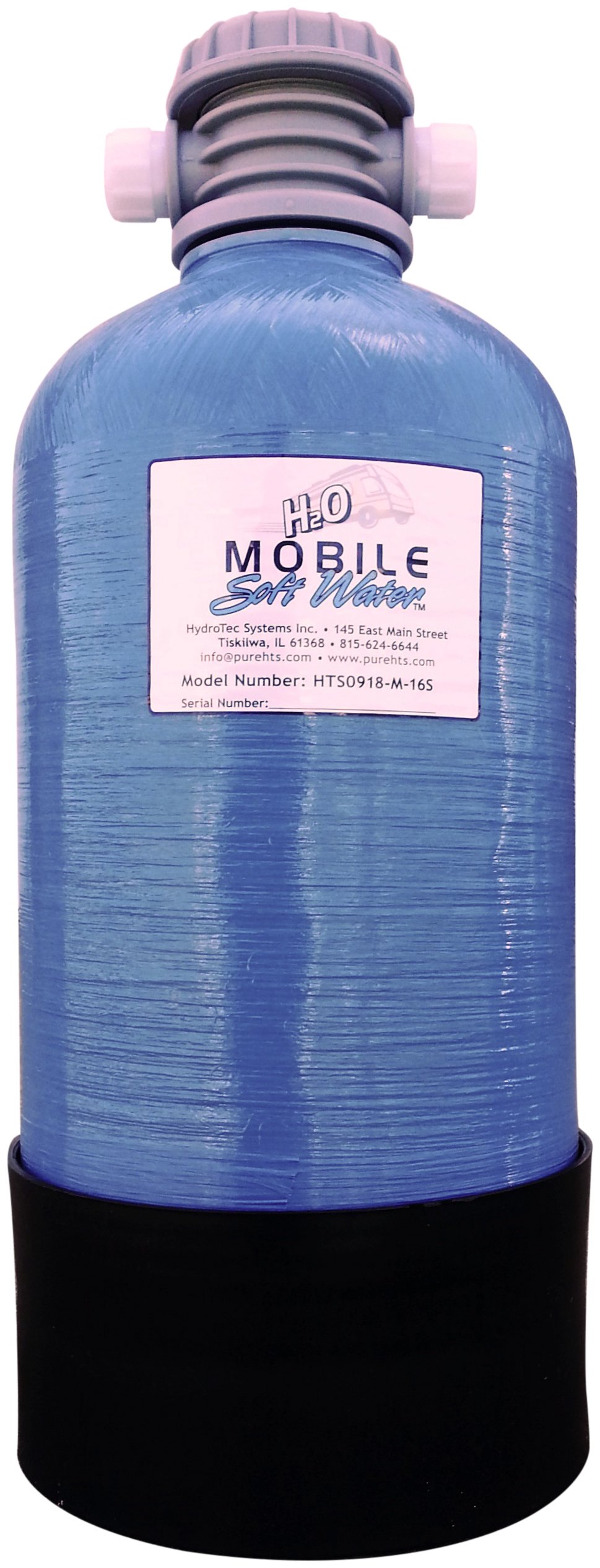 Portable Mobile Soft Water Softener - 16,000 Grain Capacity for RV, Camping & Home Use - Compact & Easy to Install Water Filtration System