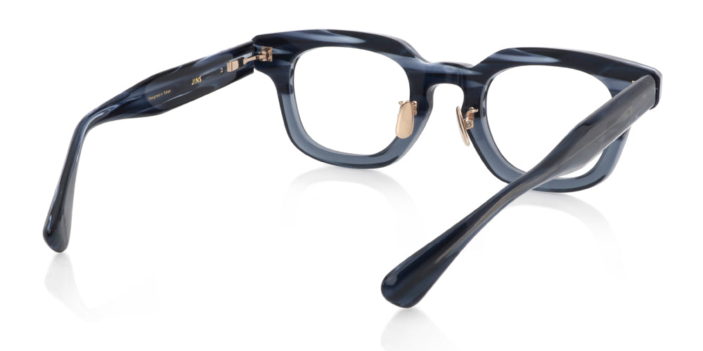 JINS UKIYO 009 58mm Classic Retro Sunglasses - UV400 Protection, Lightweight Acetate Frame for Men & Women - Perfect for Driving, Beach, and Outdoor Activities