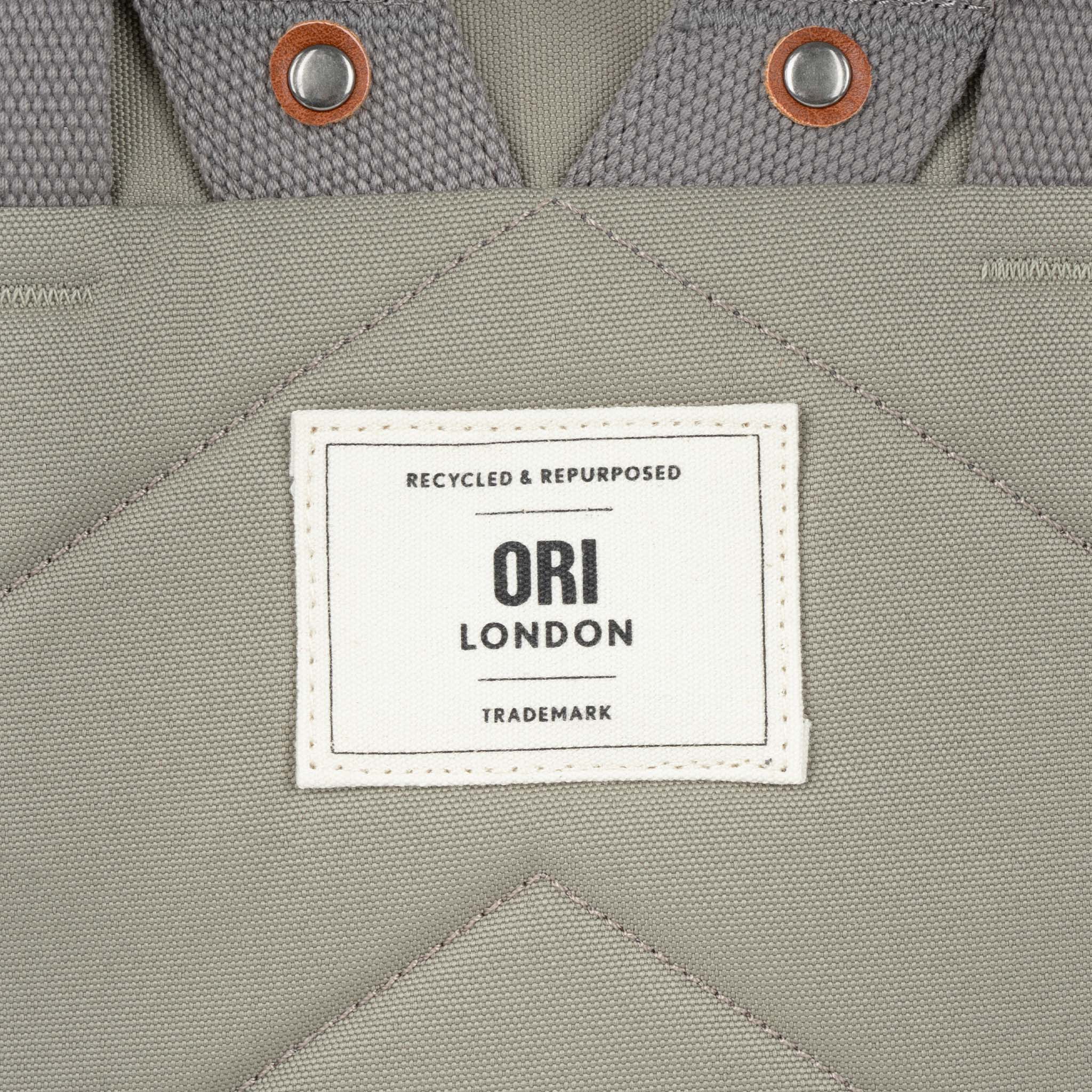 Finchley A Coriander Recycled Canvas Tote Bag - Eco-Friendly & Stylish for Grocery Shopping, Beach Trips & Daily Use