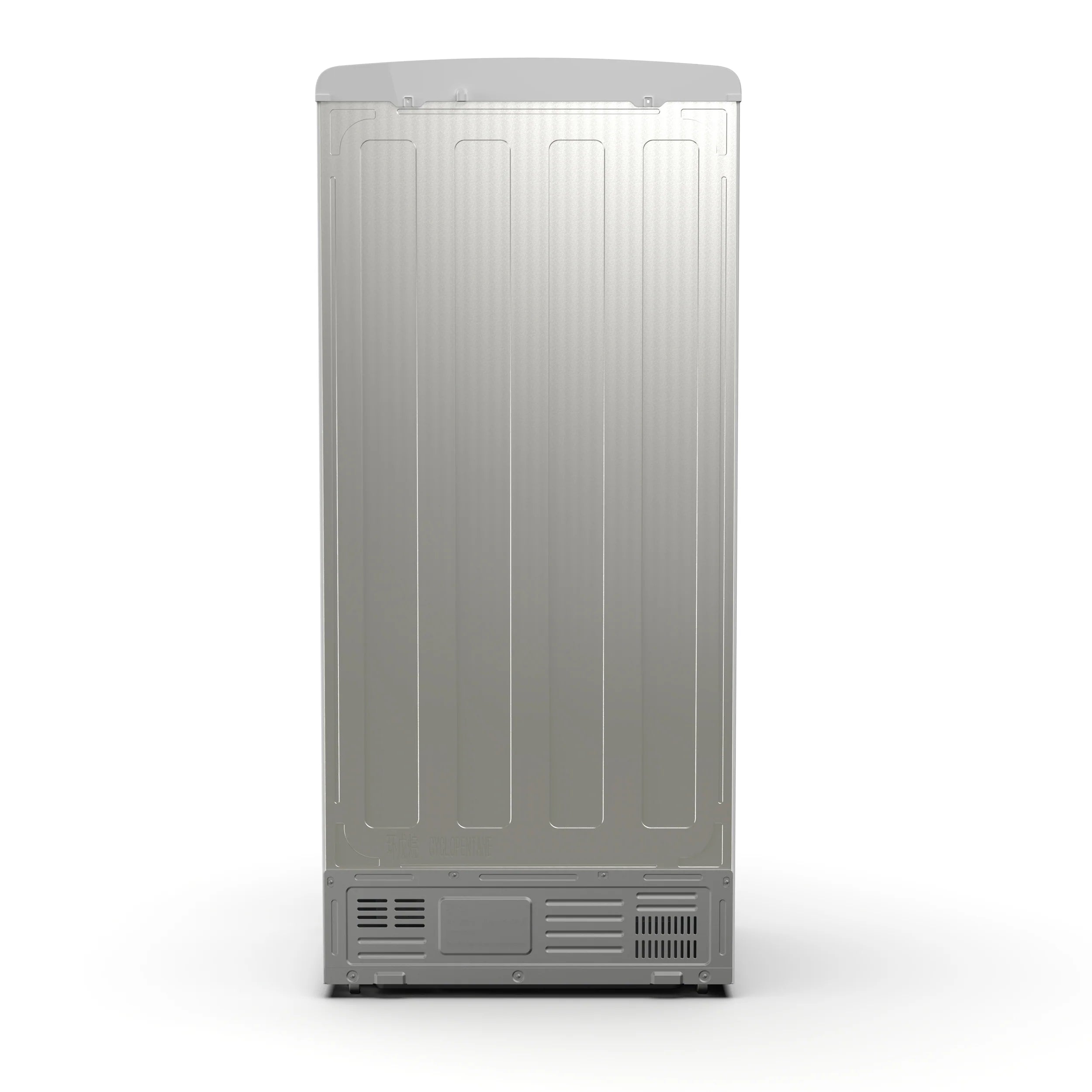 Forno Luigi 33 Inch French Door Refrigerator in White with Antique Brass Finish - Model FFFFD1791 33WHT | Perfect for Modern Kitchens, Restaurants & Open-Concept Living Spaces