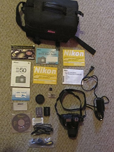Nikon D50 6.1MP Digital SLR Camera with 18-55mm Lens - Professional DSLR for Photography Enthusiasts | Perfect for Travel, Portraits & Landscape Photography