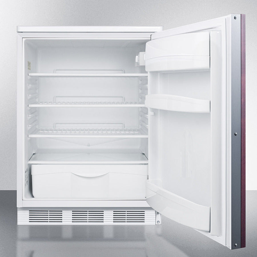 Accucold 24 Inch Wide Built-In All Refrigerator with Integrated Door Frame - FF6WBI7IF - Perfect for Modern Kitchens, Restaurants, and Commercial Spaces