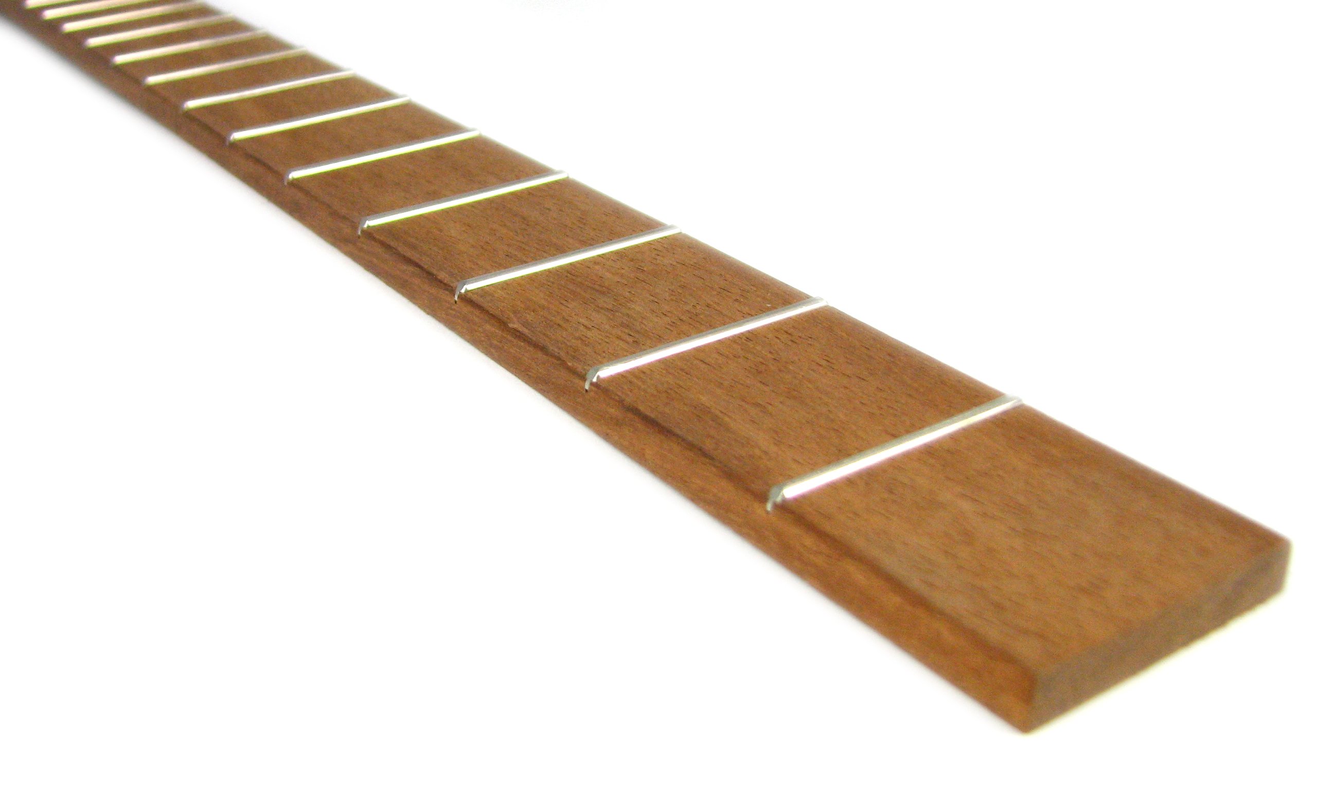 Premium 25-inch Scale Cigar Box Guitar Fretboard - Genuine Mahogany Wood - Handcrafted in USA - Perfect for Blues, Folk & DIY Instrument Builders