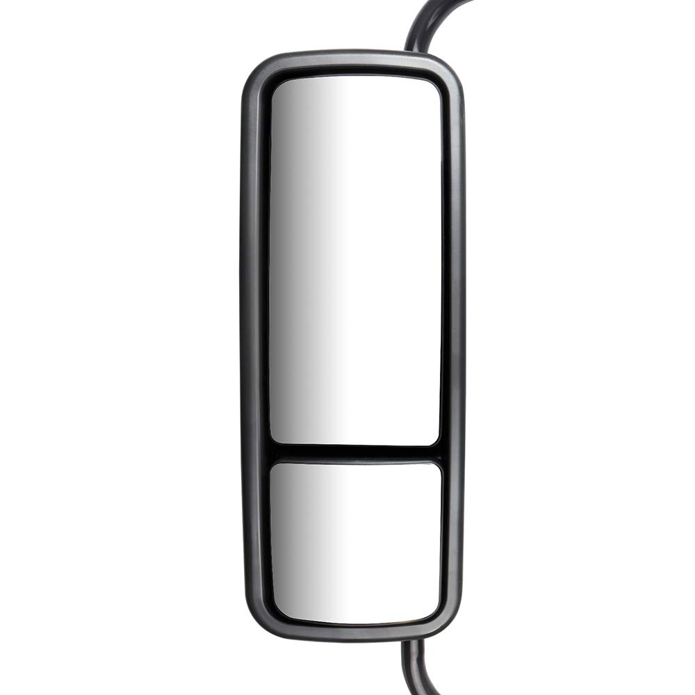 SCITOO Chrome Power Heated Tow Mirror for Freightliner Century Columbia (2005-2017) - LH Truck Side View Mirror with Door Mount - Perfect for Long Haul Trucking & Blind Spot Visibility