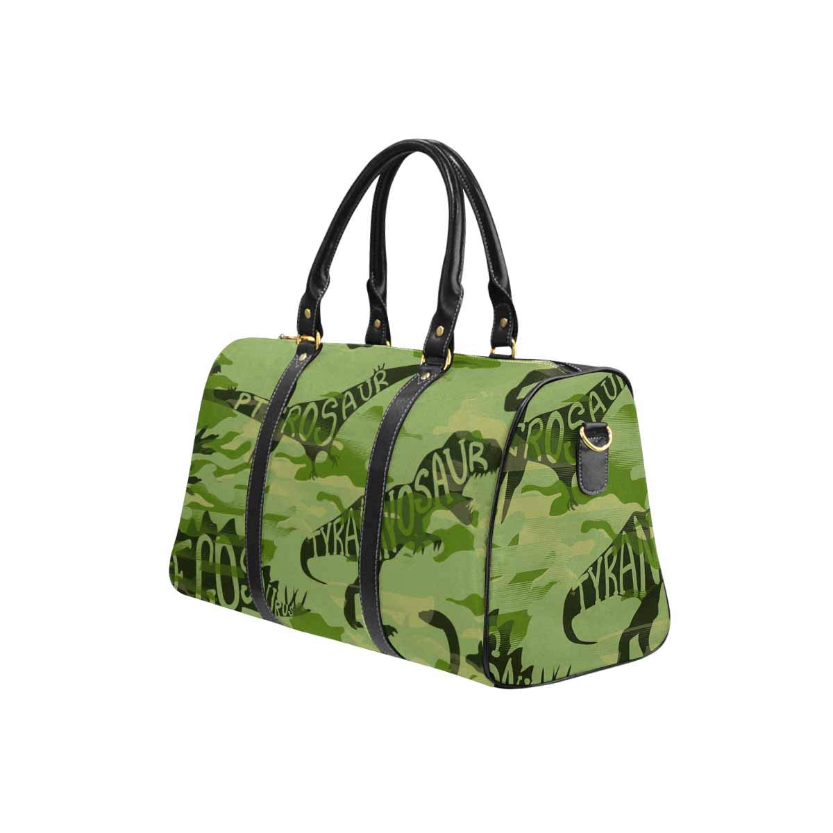 **INTERESTPRINT Camouflage Dino Pattern Weekender Bag - Large Travel Duffel Bag for Weekend Getaways, Gym, Overnight Trips & Outdoor Adventures**