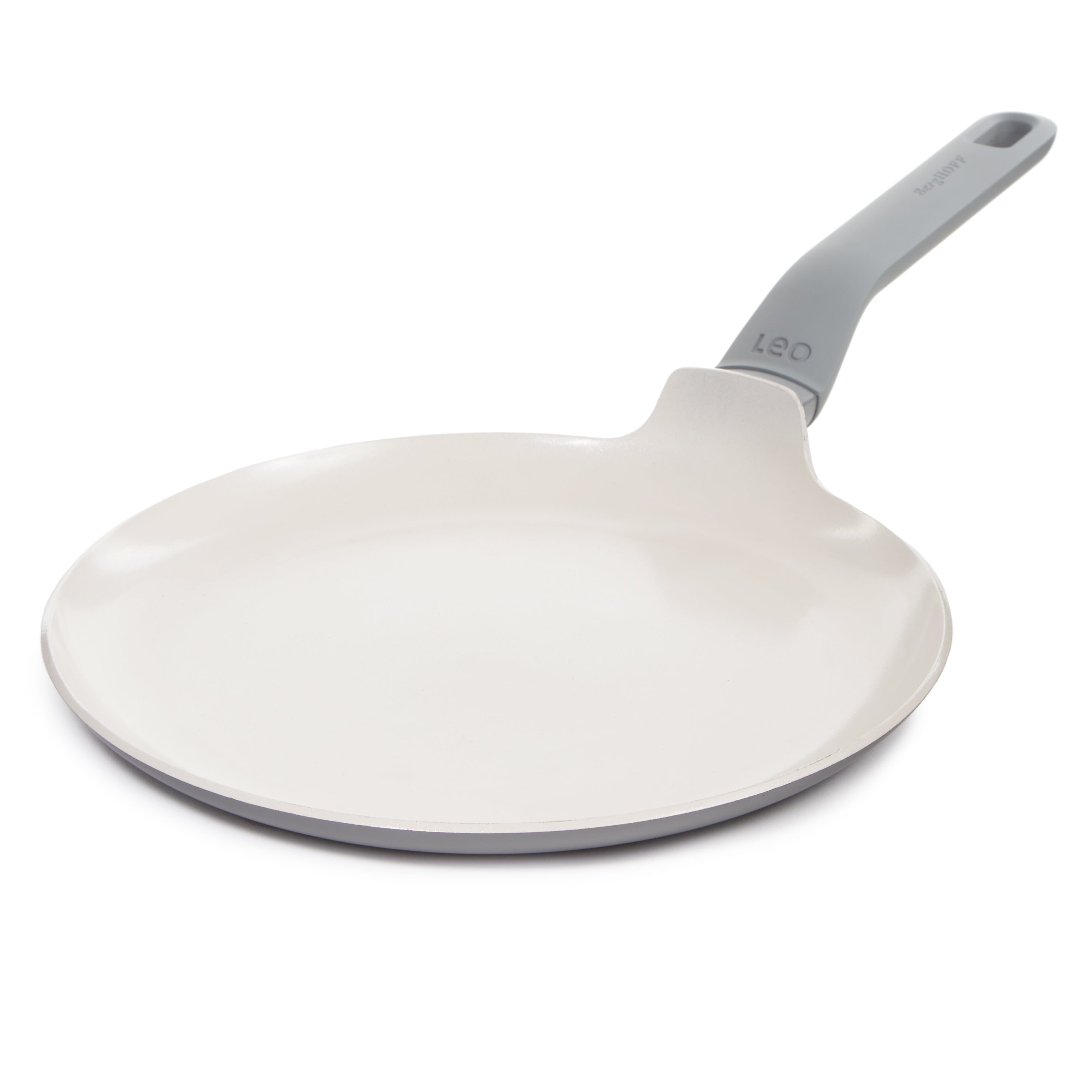 BergHOFF Balance 10.25-Inch Nonstick Ceramic Pancake Pan | Eco-Friendly Recycled Aluminum Cookware | Perfect for Breakfast, Crepes & Omelets | Moonmist Color | Healthy Cooking & Easy Cleanup