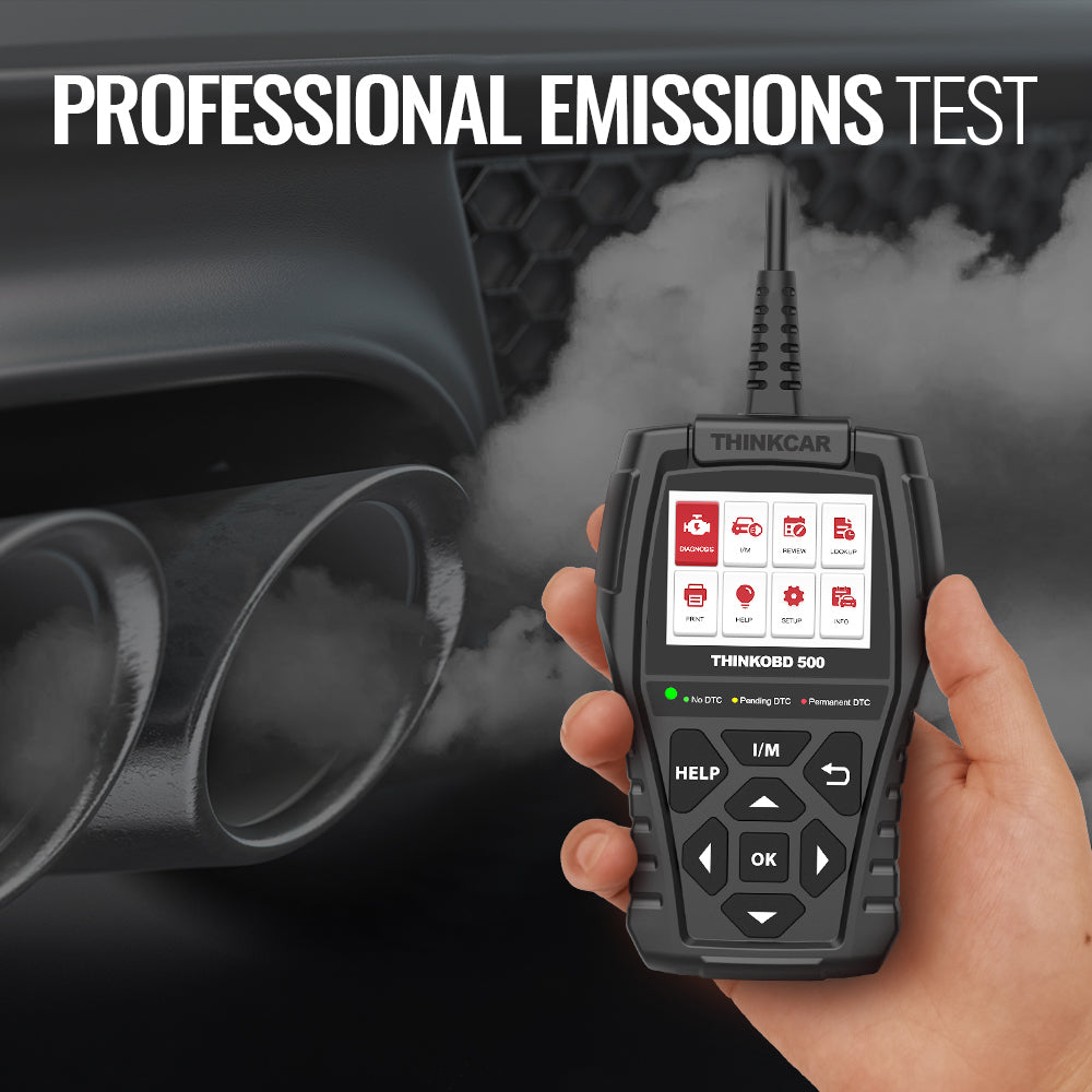 THINKOBD 500 Car Diagnostic Scanner - OBD2 Code Reader with Lifetime Free Updates, Check Engine Light Scanner for Mechanics, Auto Repair Shops & DIY Car Maintenance (Compatible with Most Vehicles)