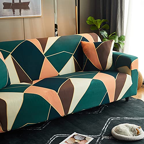 Stretch Printed Sofa Cover Slipcover - Soft Patterned Armchair Covers for Living Room, Bedroom, Office (LJJ, Armchair) - Perfect for Home Decor & Furniture Protection