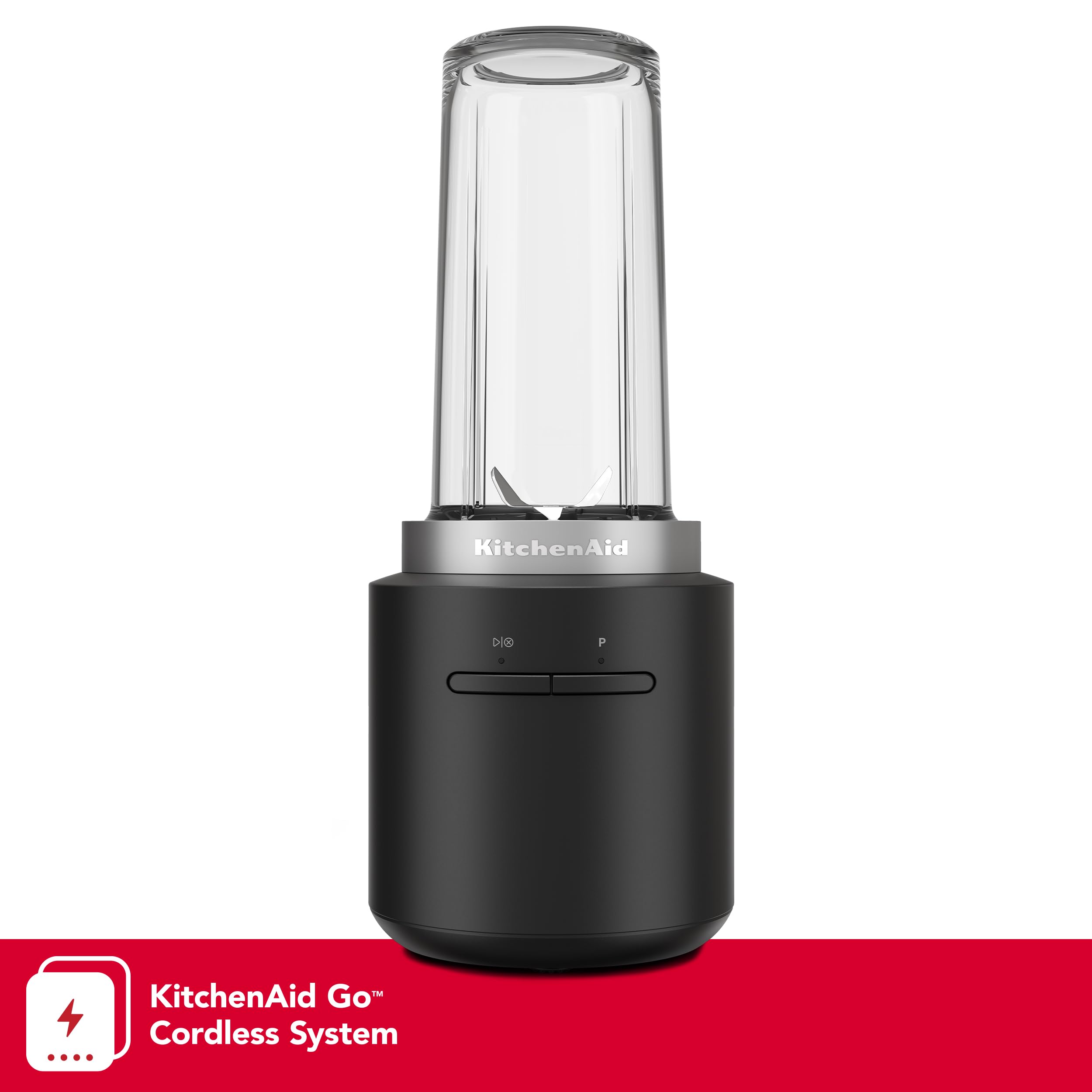 KitchenAid Go™ Cordless Personal Blender with Rechargeable Battery - KSBR256 | Portable Smoothie Maker for Home, Office & Travel | Perfect for Protein Shakes, Juices & Healthy Drinks