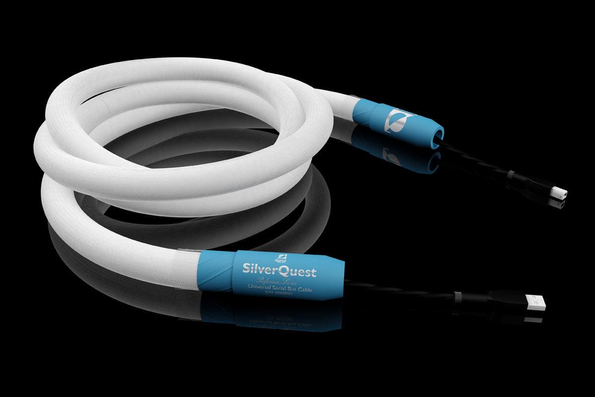 Premium SilverQuest USB Cable by Signal Projects - High-Speed Data Transfer & Charging for Smartphones, Tablets, Laptops - Perfect for Home, Office & Travel Use