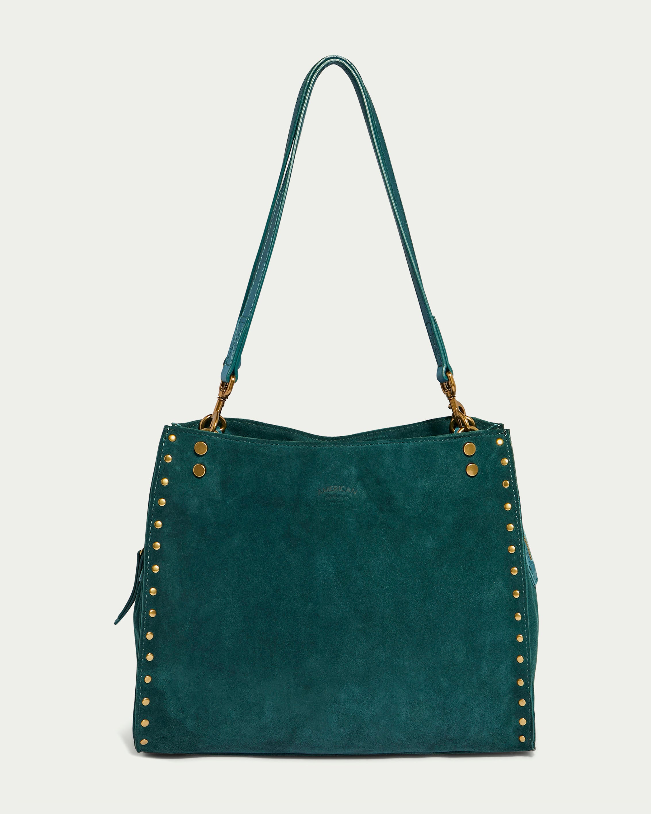 Dark Teal Suede