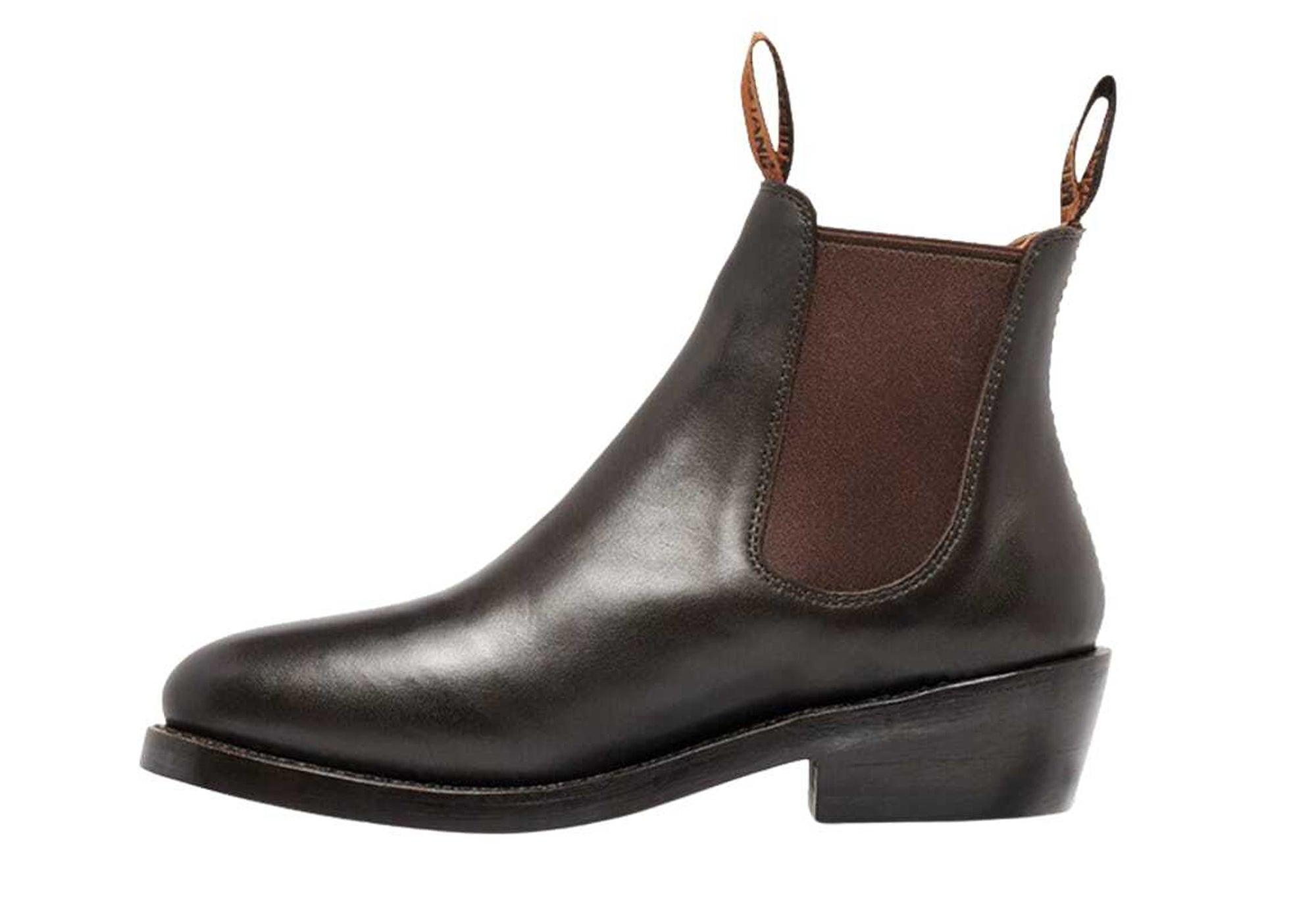 Mustang Women's Signature Pull Up Brown Leather Boots - Stylish & Comfortable Ankle Boots for Casual Wear, Work & Outdoor Activities