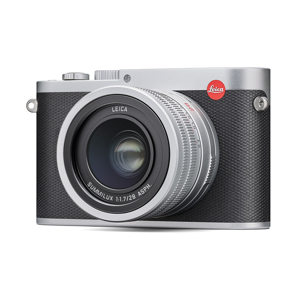 Leica Q (Typ 116) Digital Camera - Silver Anodized Finish - 24.2MP Full Frame, 28mm f/1.7 Lens - Perfect for Street Photography & Travel