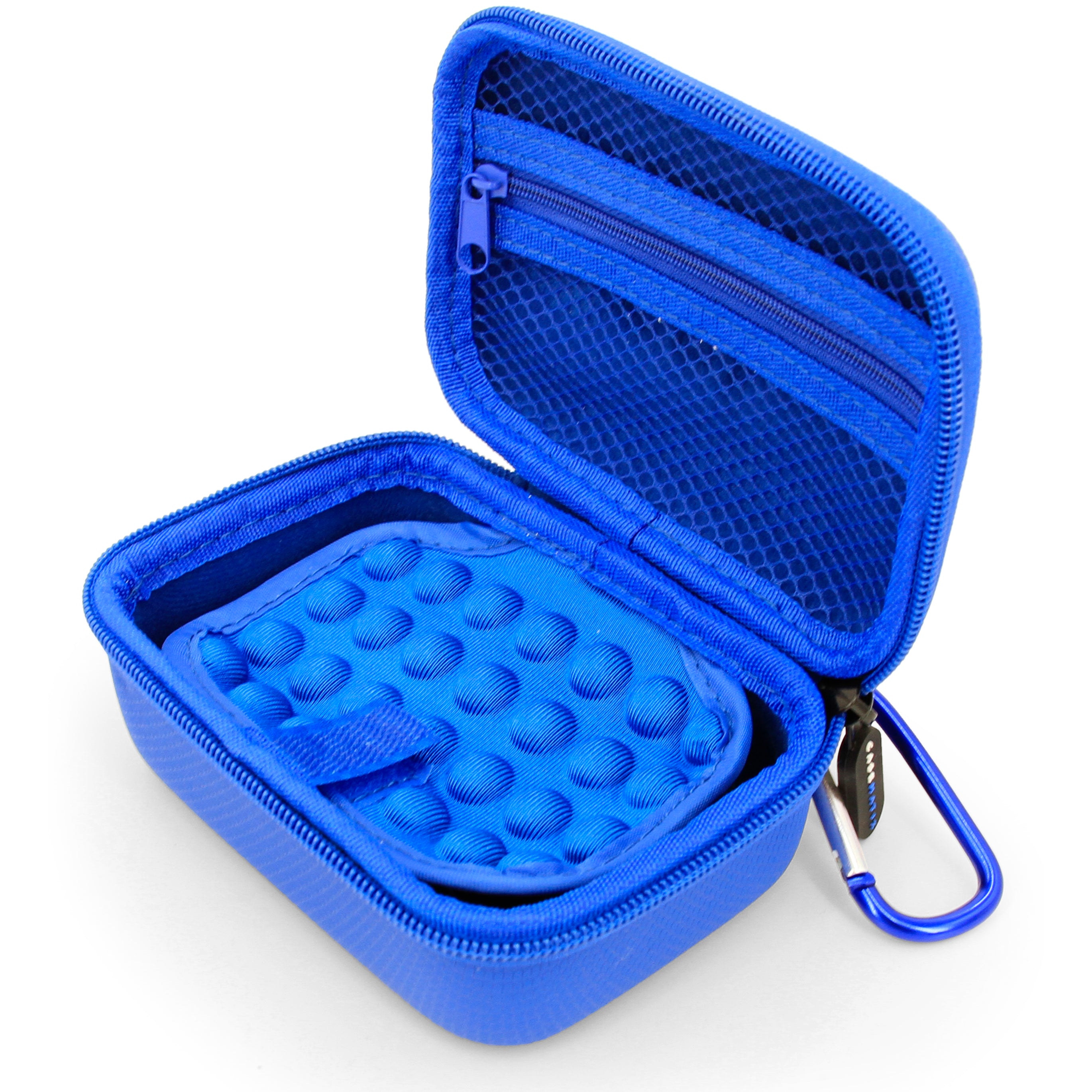 CASEMATIX Protective Carry Case for Moonbird & Moonbuddy Meditation Device - Includes USB C Cable & Blue Storage Case - Perfect for Travel, Yoga, and Mindfulness Practice