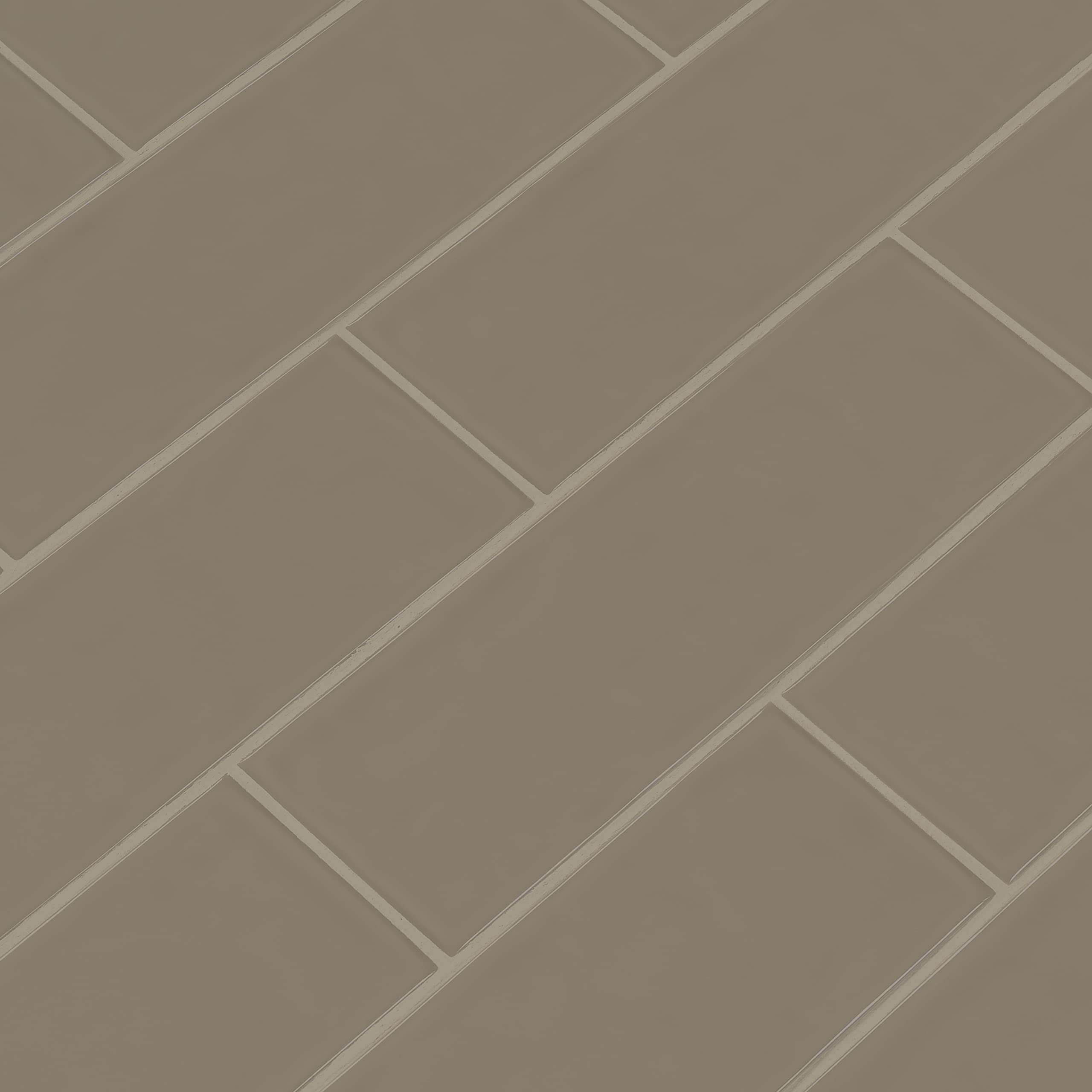 MSI Urbano Warm Concrete 4x12 Inch Glossy Ceramic Subway Tile - Waterproof Bathroom & Kitchen Backsplash, Shower Wall Tile for Modern Home Décor (Perfect for Accent Walls, Laundry Rooms & Commercial Spaces)