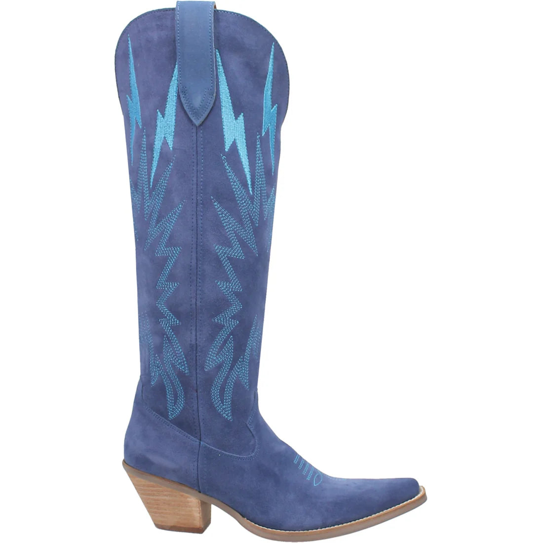 Thunder Road Genuine Leather Boots for Men - Premium Blue Cowhide Motorcycle Boots - Perfect for Riding, Outdoor Adventures & Casual Wear
