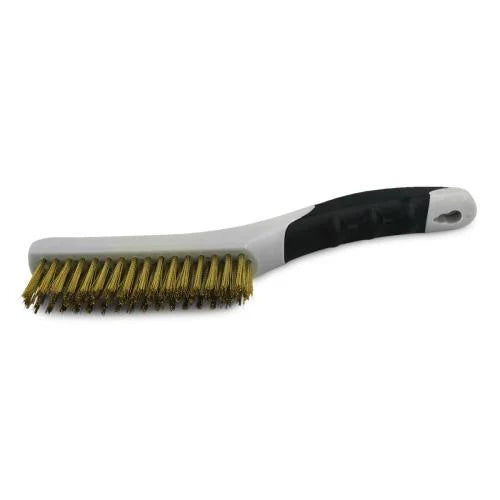 Genesis Gold Series Shoe Brush - Premium Horsehair Shoe Cleaning Brush for Men & Women - Gentle Polishing & Shining for Leather, Suede & Dress Shoes - Perfect for Home, Office & Travel Care
