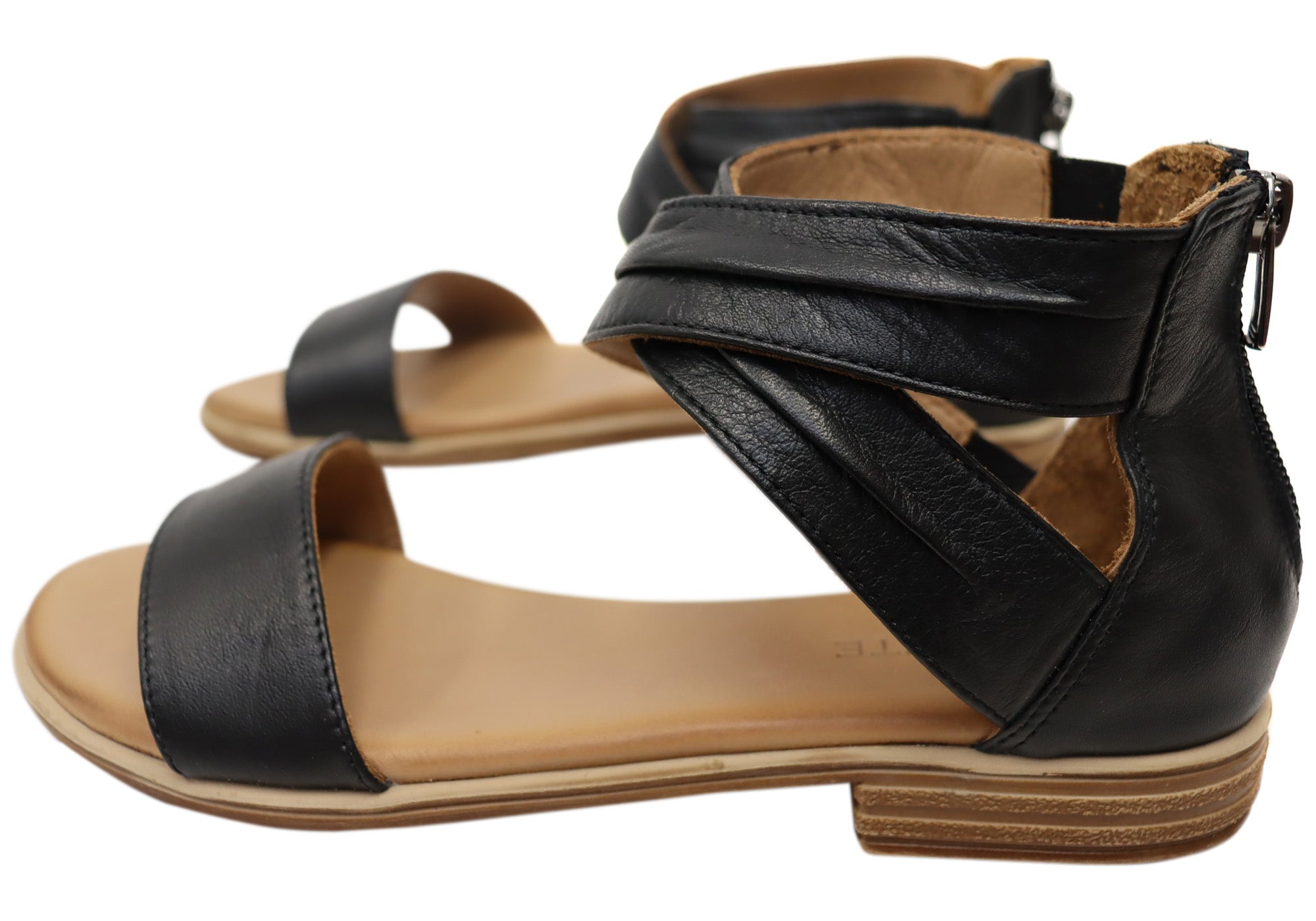 Orizonte Edithvale Women's Comfortable European Leather Sandals - Stylish & Breathable Summer Walking Shoes for Beach, Vacation & Casual Outings