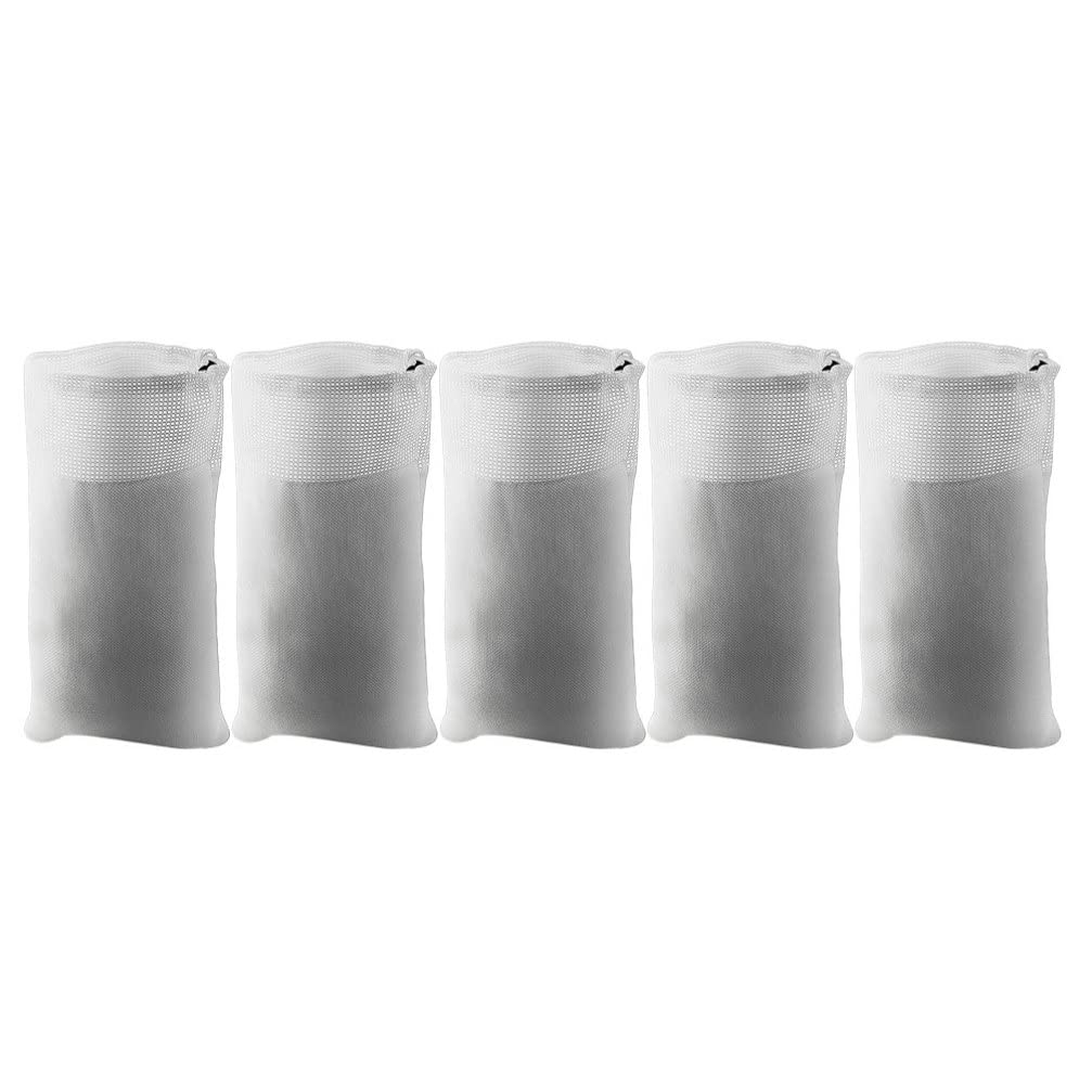 YARNOW 5pcs Aquarium Filter Bags - Premium Biochemical Cotton Filter Media for Fish Tank, Pond & Canister Filters - Ideal for Water Clarity & Healthy Aquatic Life