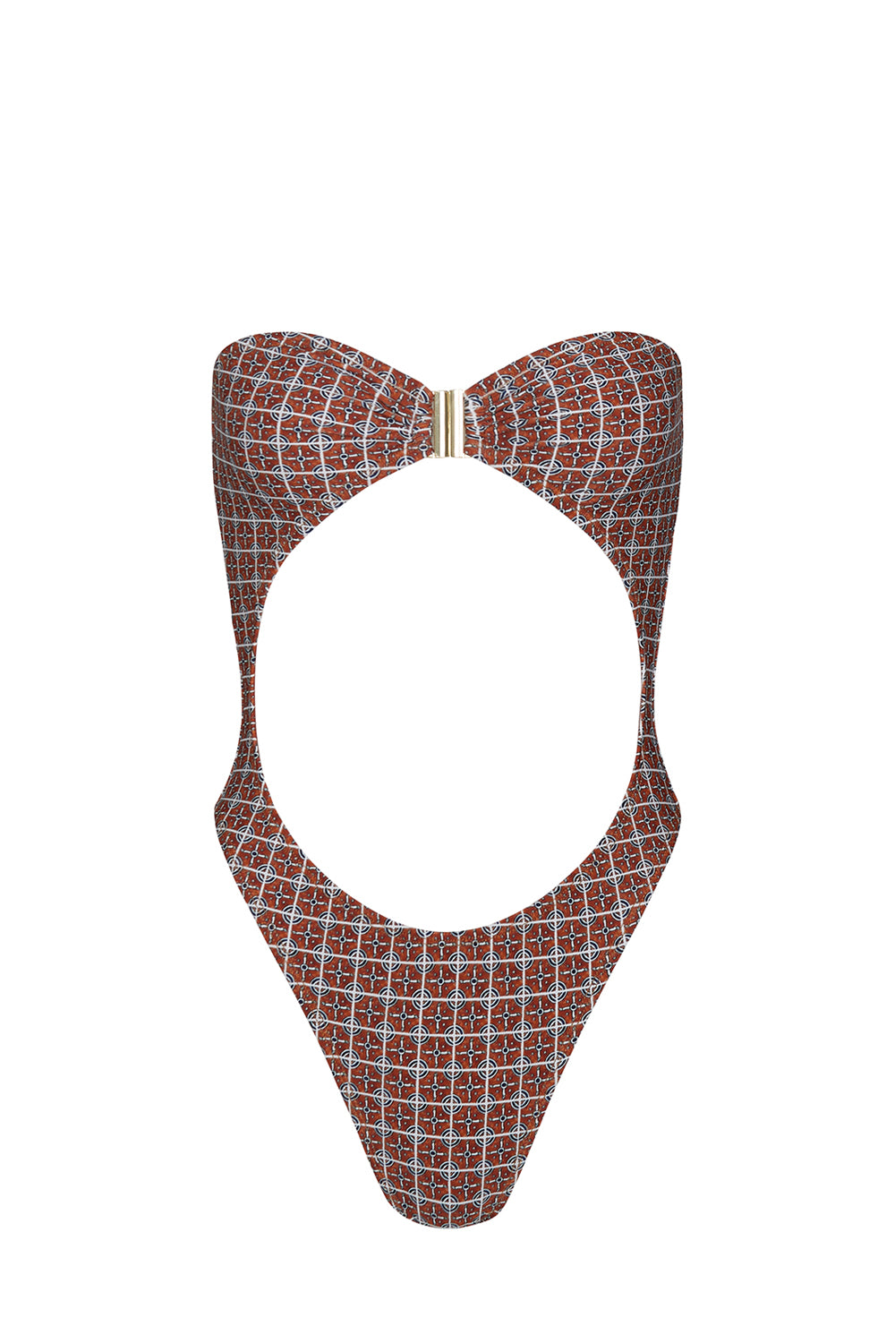 Bahia One Piece Swimsuit - Women's High Waisted Bathing Suit with Tummy Control | Perfect for Beach, Pool & Summer Vacations