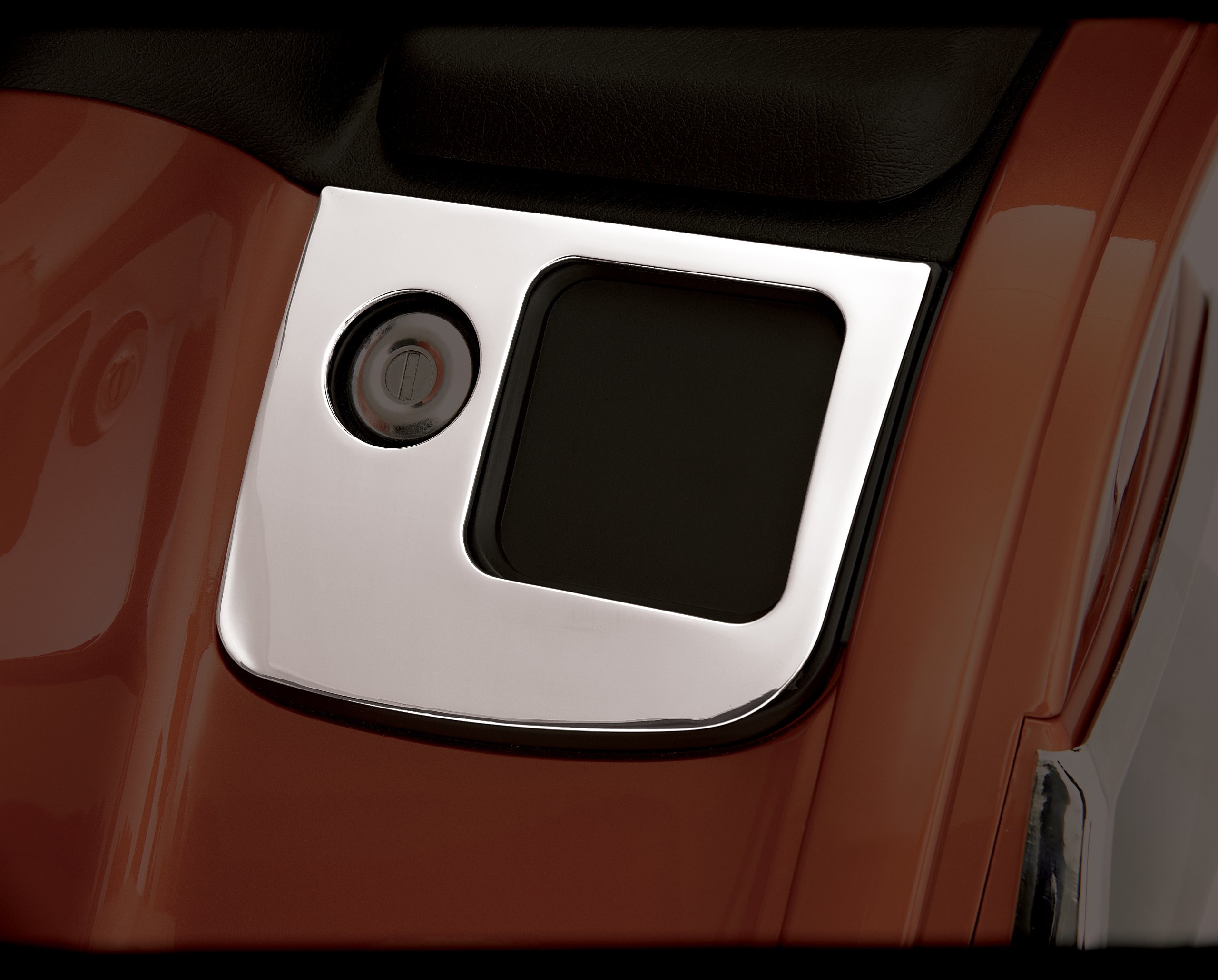 Chrome 52-686 Right Side Control Panel - Motorcycle Accessory for Custom Bikes