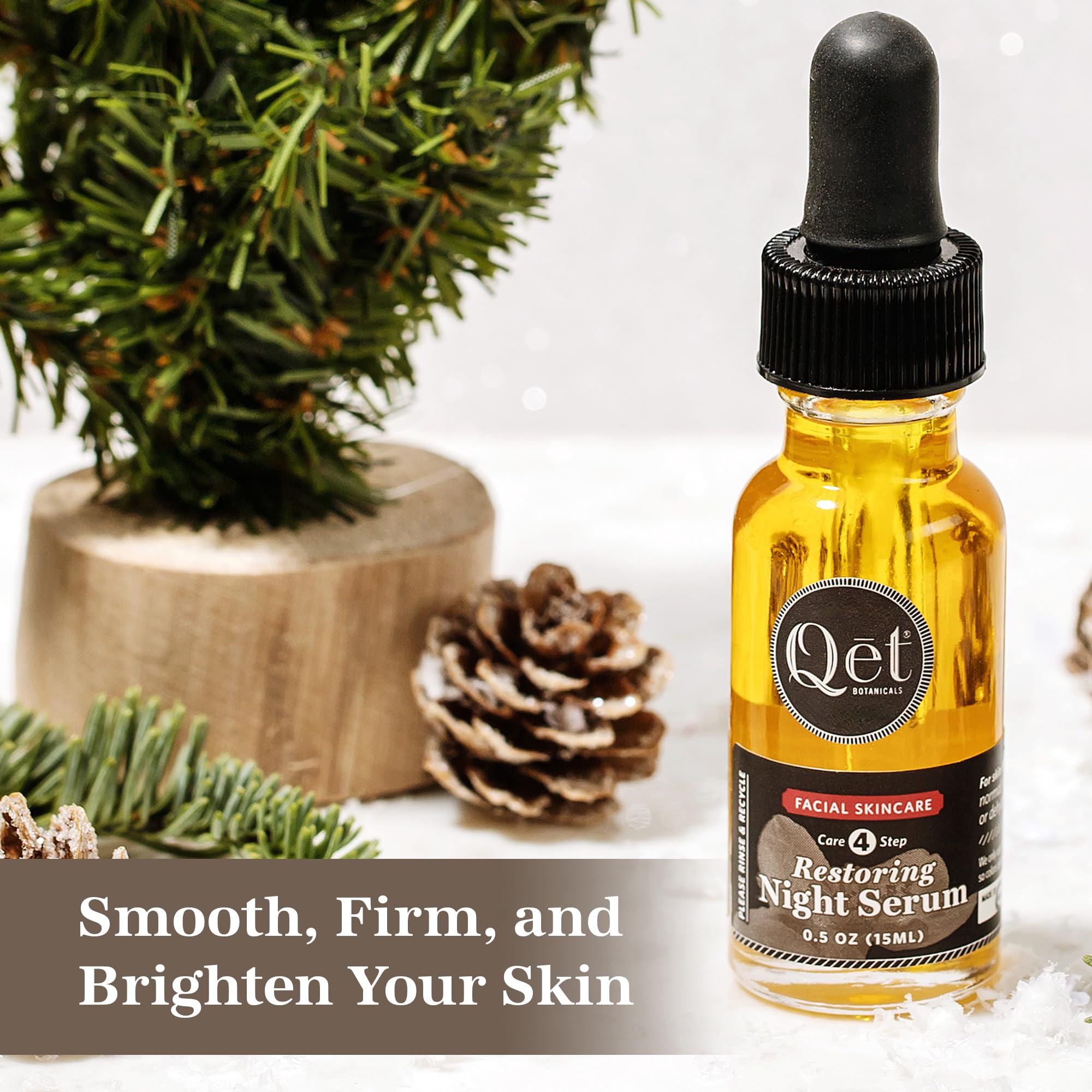 Best Restoring Night Serum for Anti-Aging & Skin Repair | Hydrating Facial Treatment for Overnight Skin Renewal | Perfect for Dry, Dull Skin & Evening Skincare Routine