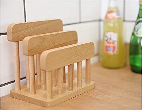 Premium Wooden Dual Cutting Board Rack - Kitchen Organizer Stand for Chopping Boards | Pantry & Cabinet Storage Solution | Perfect for Beach Houses, Small Kitchens & Organized Spaces