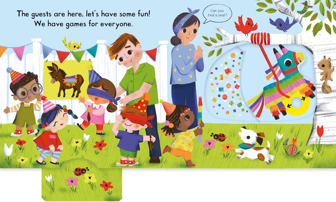 Campbell Busy Books - Fun & Interactive Busy Party Activity Book for Kids | Perfect for Travel, Parties & Learning at Home