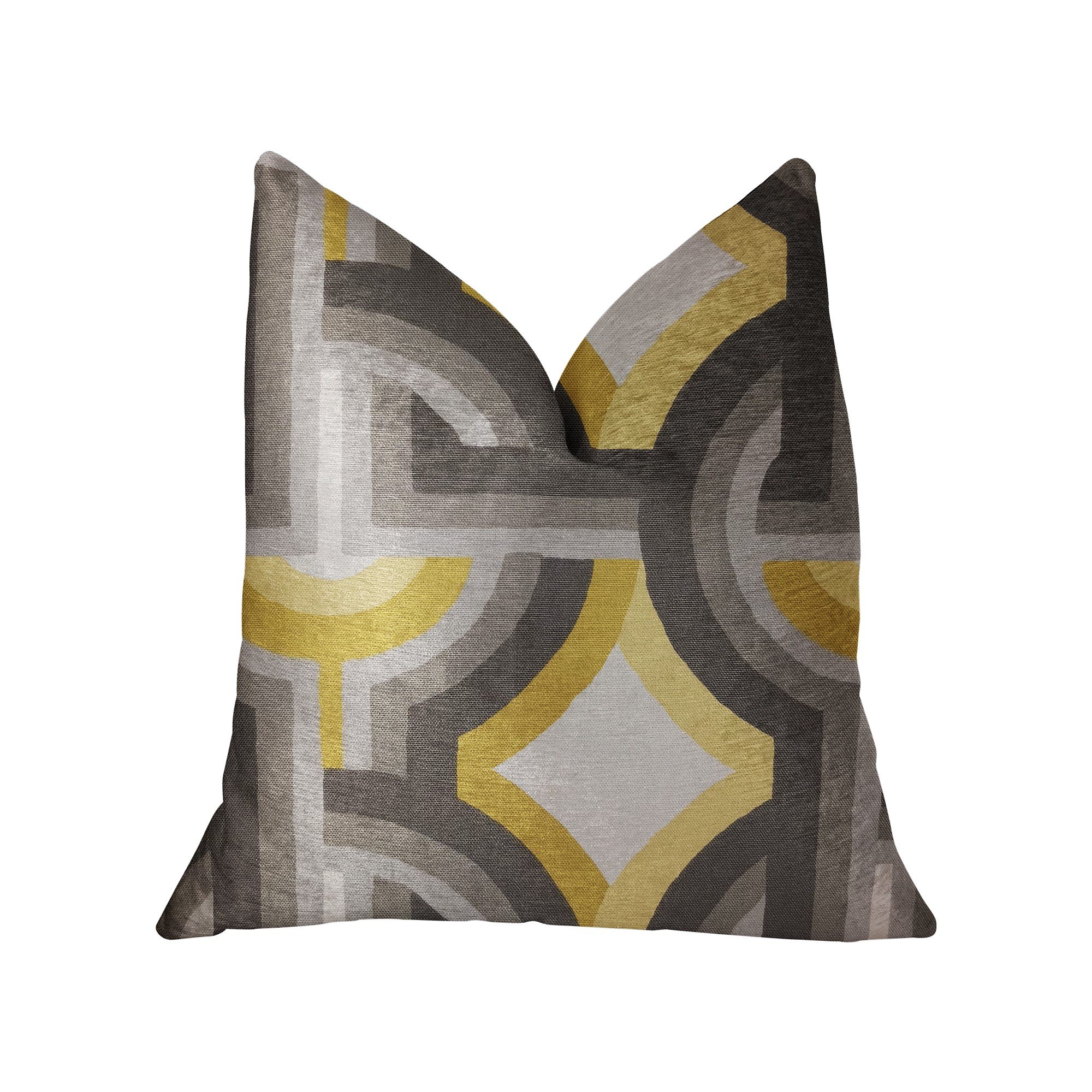 Plutus Delightful Chain Luxury Throw Pillow 18x18 Inches - Soft Decorative Cushion for Sofa, Bed, Living Room & Home Decor