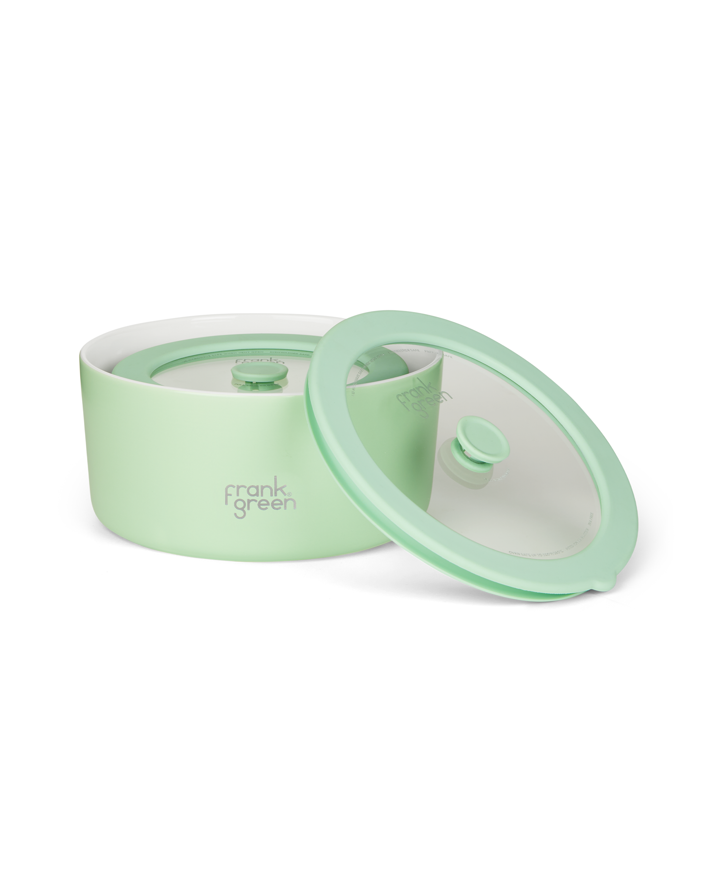 Premium Porcelain Bowls with Glass Lids (2-Pack) - 700ml & 1500ml Airtight Food Storage Containers for Meal Prep, Leftovers, and Kitchen Organization