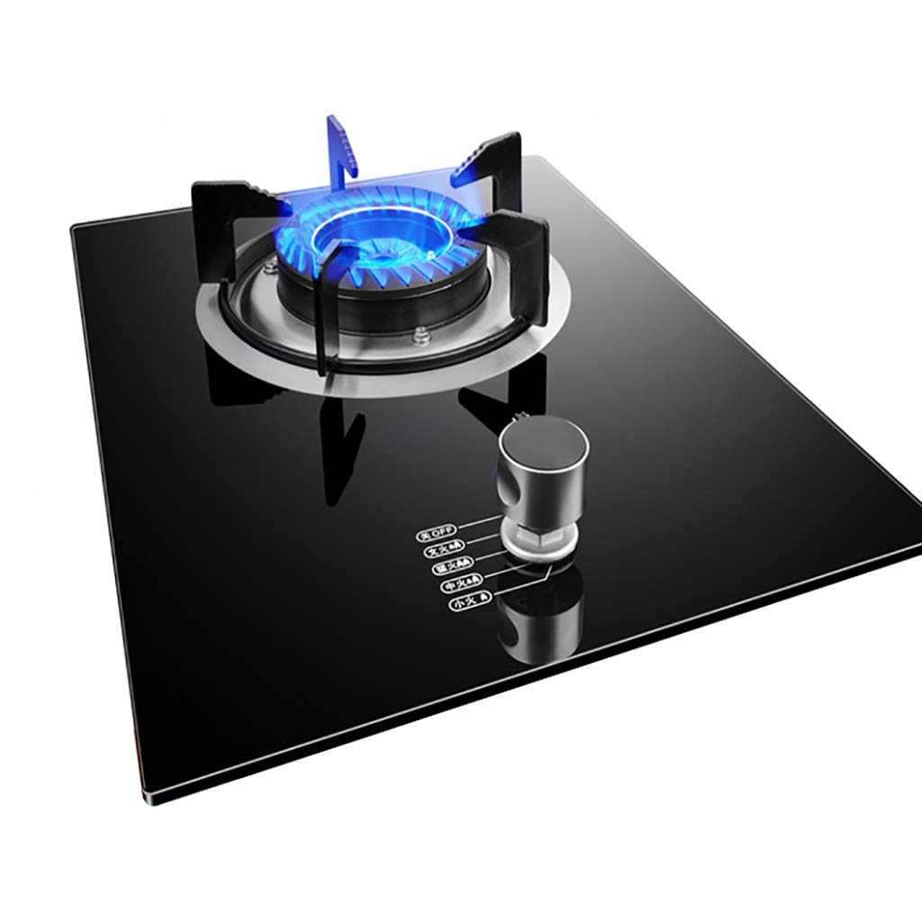 Built-In Gas Cooktop - 30 Inch Natural Gas/Propane Stove Top with Cast Iron Grates - Energy Star Certified for Efficient Cooking - Perfect for Home Kitchen, Restaurant & Outdoor Use (Color: Black, Size: 30